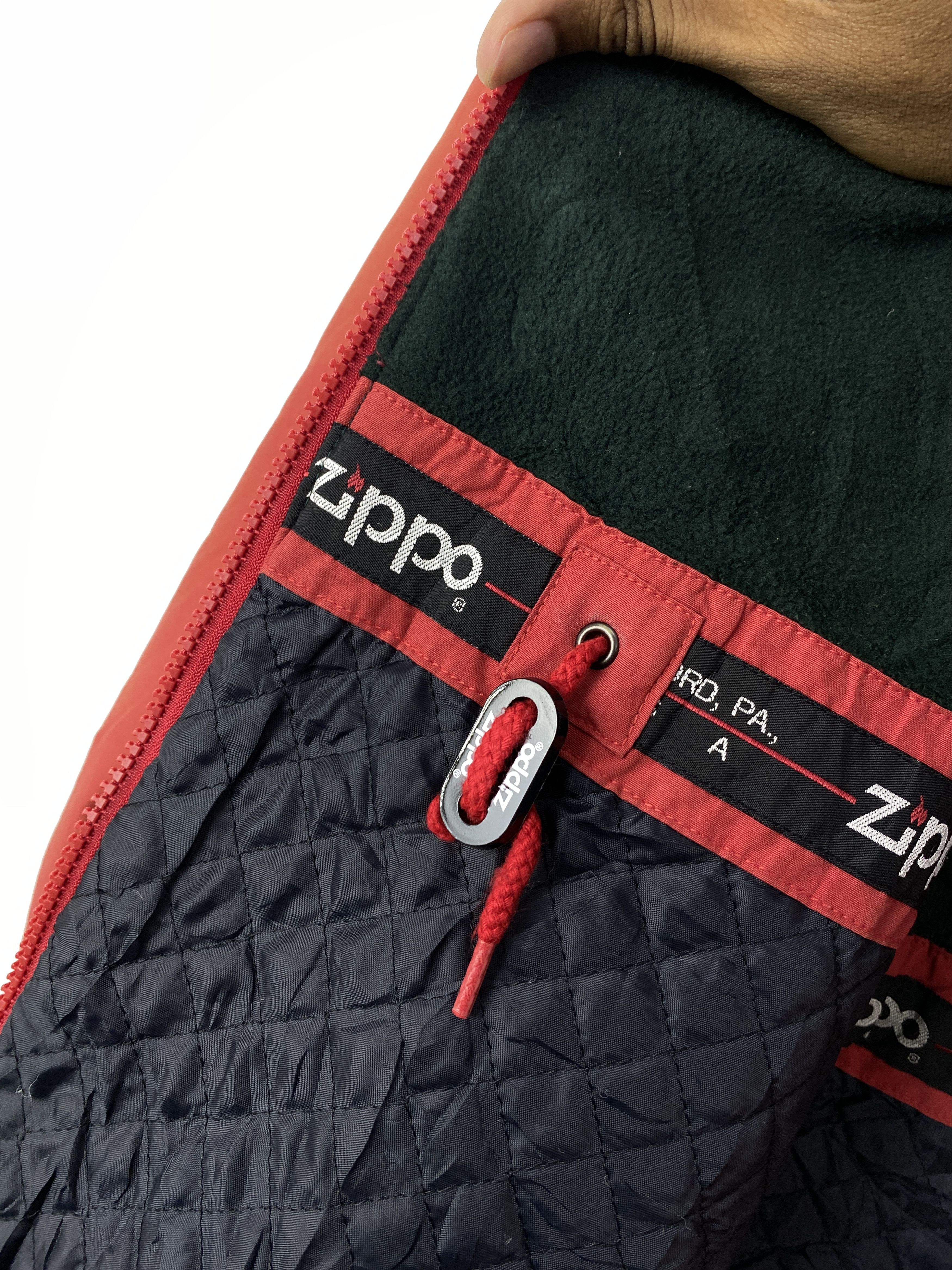 Zippo Vintage Zippo Sun Faded Hooded Zipper Jacket J0025 Size US XL / EU 56 / 4 - 13 Thumbnail