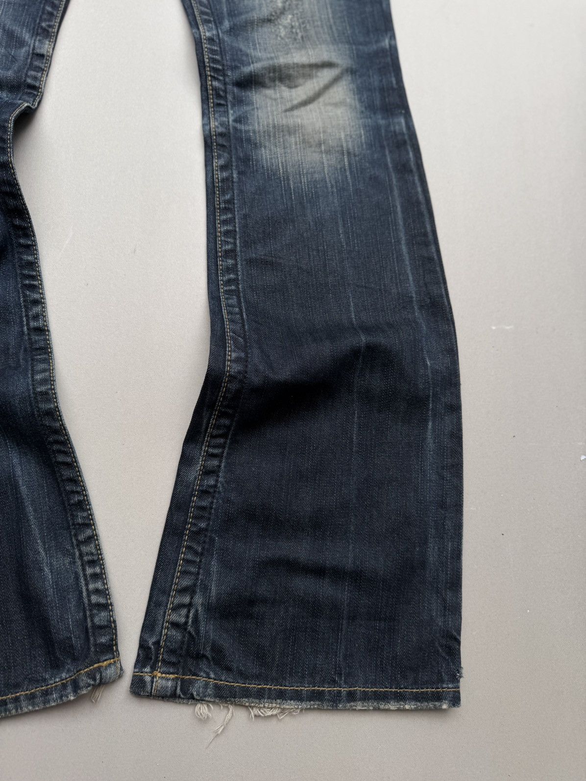 Japanese Brand CASVA flare jeans Size US 27 - 3 Thumbnail