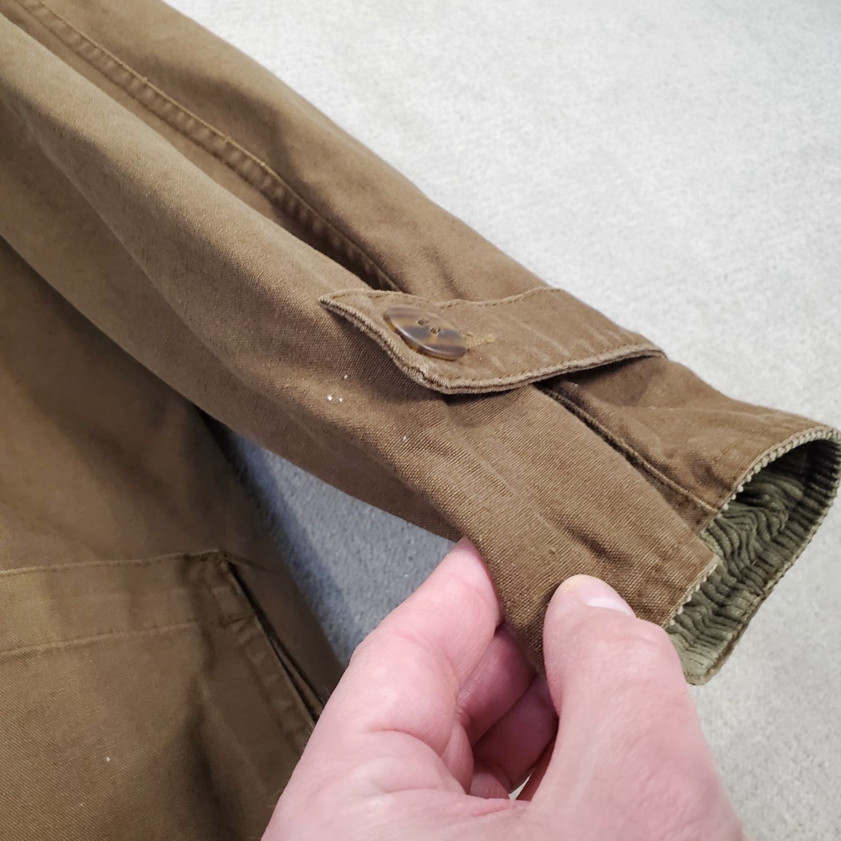 Vintage VINTAGE Stratojac Jacket Mens Small Brown Barn Chore Field Flannel Lined Coat Size US S / EU 44-46 / 1 - 5 Thumbnail