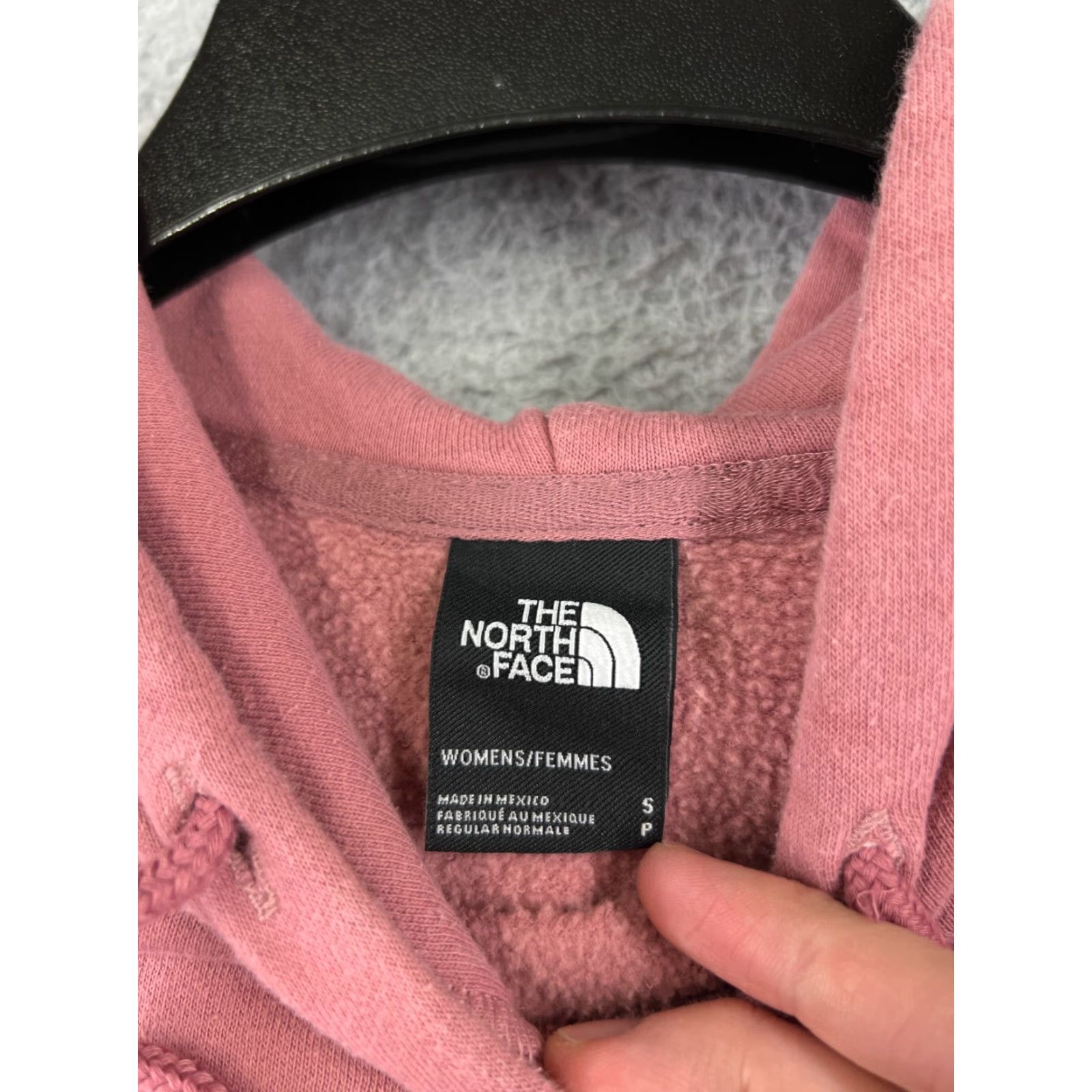 The North Face The North Face Womens Pink Hoodie Pullover Long Sleeve Activewear Small Cotton Jersey Size S / US 4 / IT 40 - 7 Thumbnail