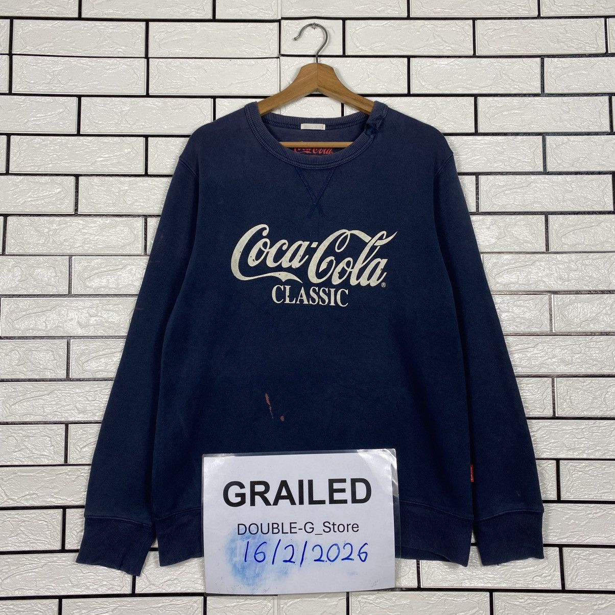 Japanese Brand Vintage Sweatshirt Coca Cola Big Logo Size US L / EU 52-54 / 3 - 1 Thumbnail