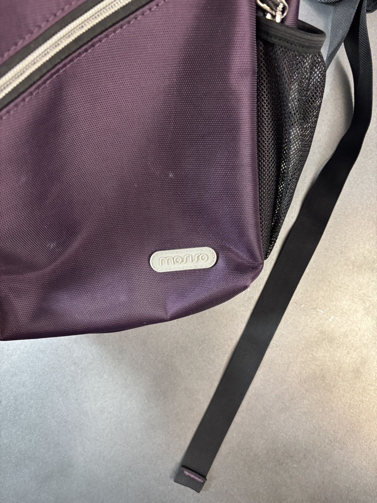 Vintage 2000s Vintage Nylon Crossbody Messenger Plum Purple Prada Size ONE SIZE - 5 Thumbnail