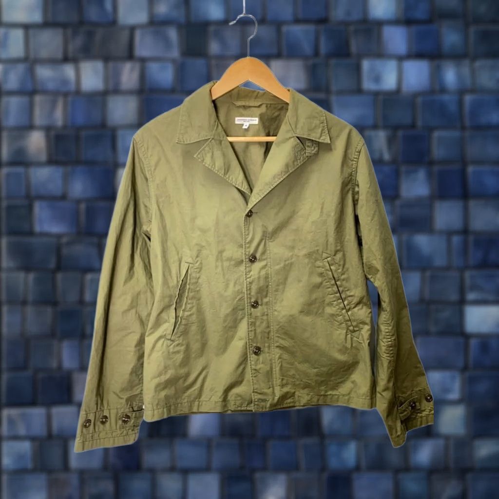 Engineered Garments Engineered Garments Jacket Men's Size S Khaki Cotton Solid Casual Military USED Size US S / EU 44-46 / 1 - 1 Thumbnail