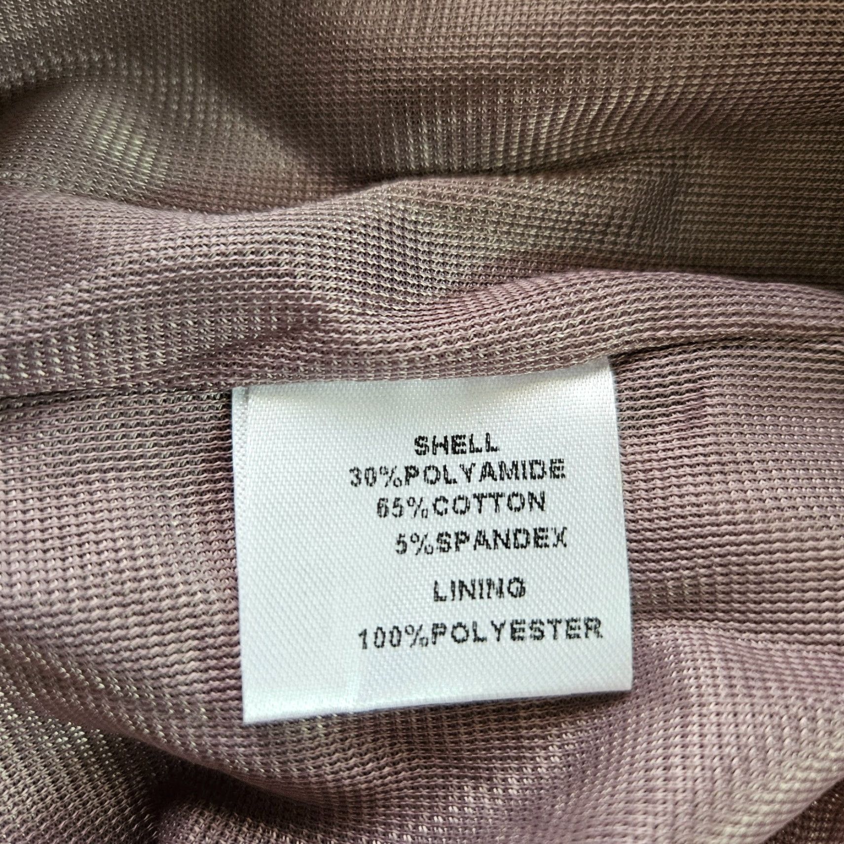 Vintage Dainty Jewells Womens Dress Midi 3/4 Sleeve Mauve Small A-Line White Pink Round Neck Pullover Size S / US 4 / IT 40 - 4 Thumbnail