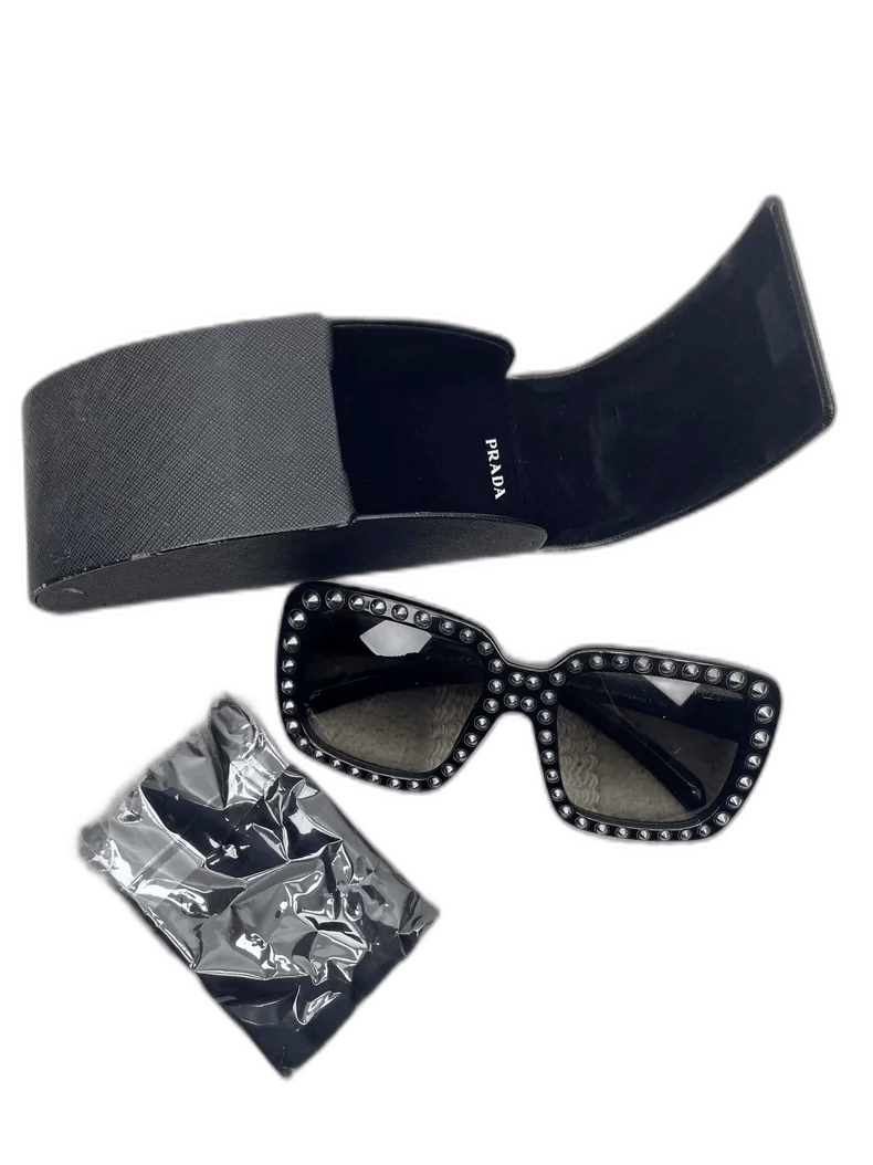 Prada PRADA Studded Sunglasses with Case-2506 Size ONE SIZE - 1 Thumbnail