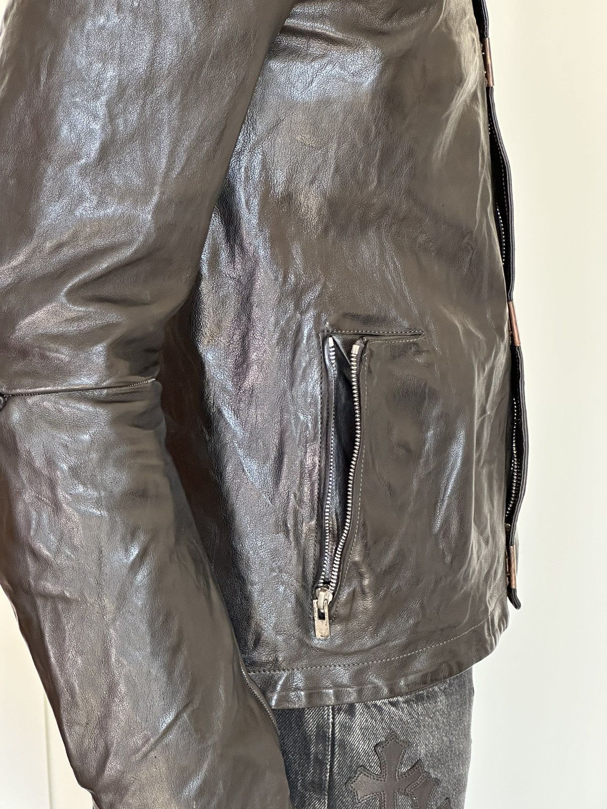 Carol Christian Poell Carol Christian Poell Scarstitch Leather Jacket Size US M / EU 48-50 / 2 - 5 Thumbnail