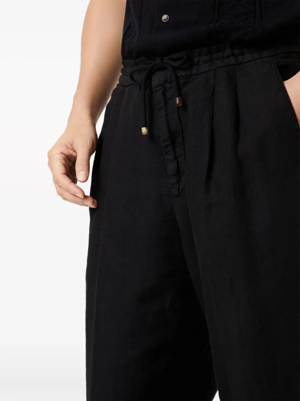 Brunello Cucinelli Dyed Pants in Black Size US 34 / EU 50 - 2 Thumbnail