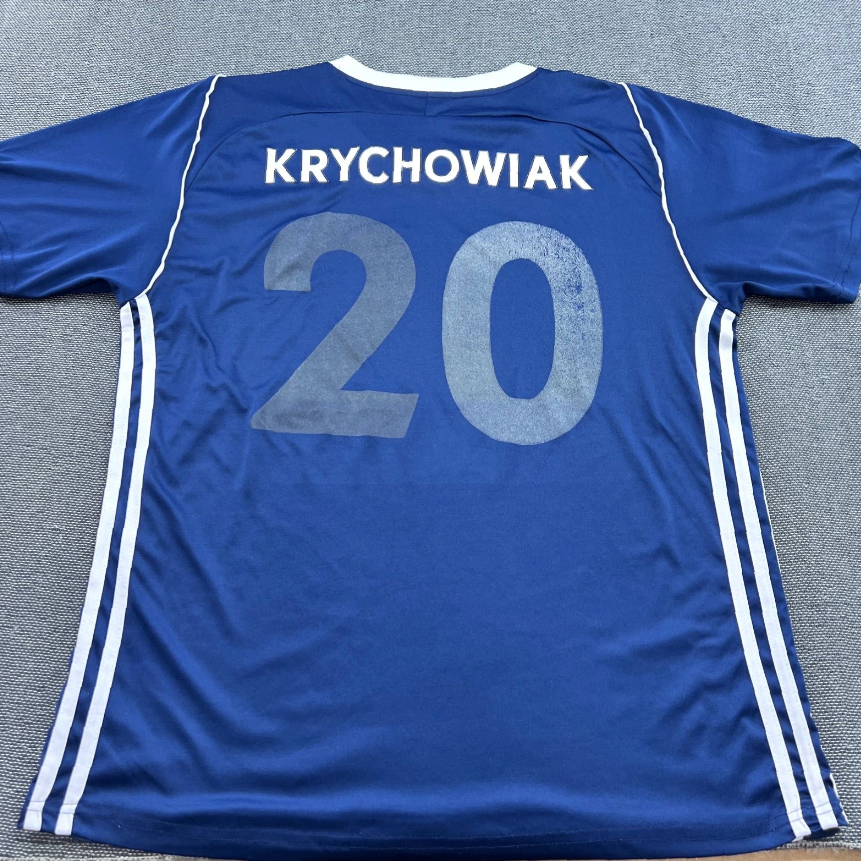 Adidas West Bromwich Albion adidas 2017-2018 Home Jersey Krychowiak #20 Adult Football Shirt XL Blue Quick Dry Mens Size US XL / EU 56 / 4 - 2 Thumbnail