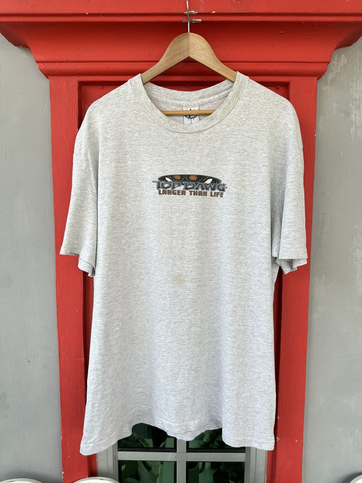 Top Dawg Entertainment Vintage 90s Top Dawg “Larger Than Life” Rotweiler Dog Tee Size US XL / EU 56 / 4 - 2 Thumbnail