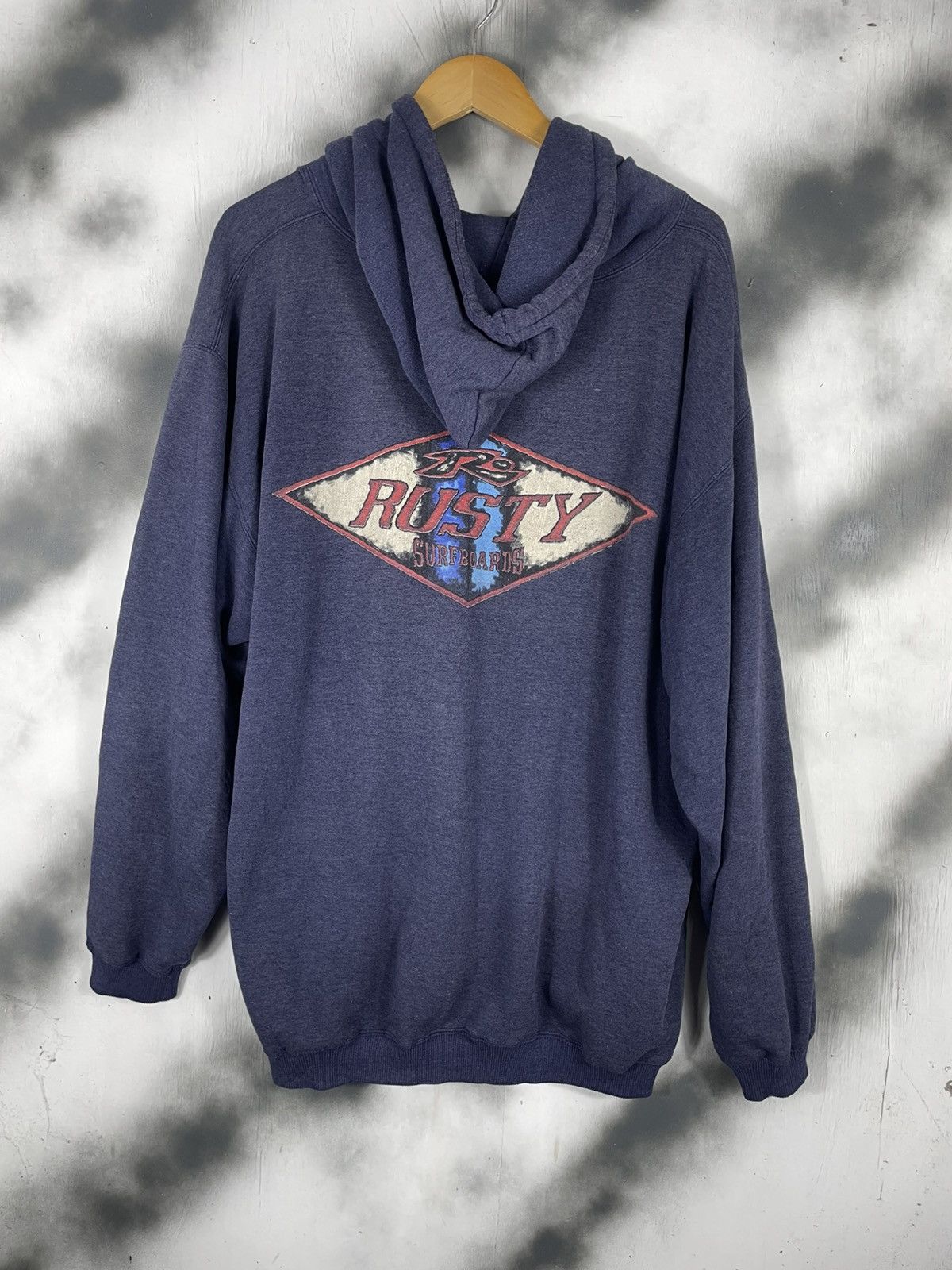 Rusty Vintage Rusty Big Logo Surf Boarding Hooded Size US XXL / EU 58 / 5 - 1 Thumbnail