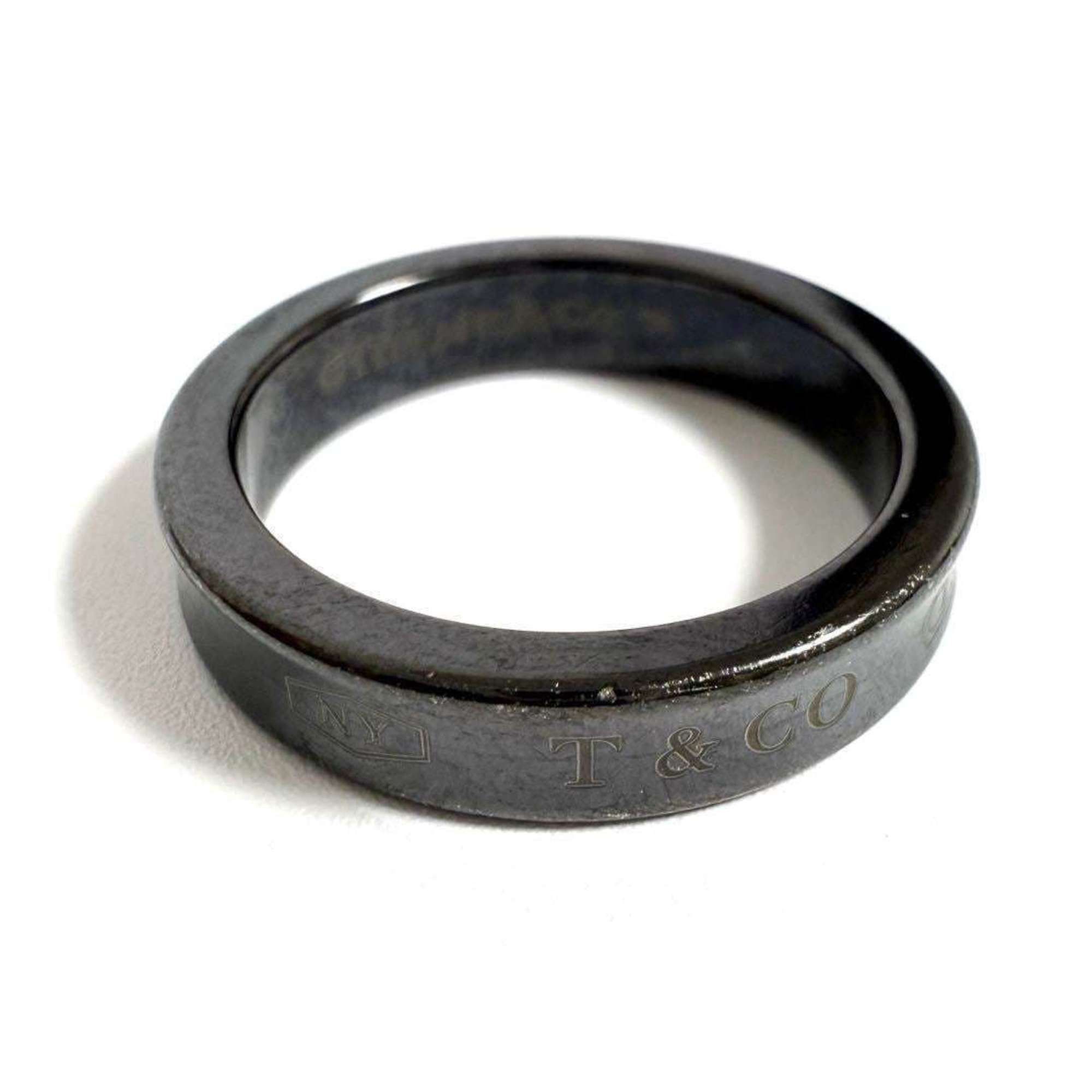 Tiffany & Co. Tiffany Men's Women's 1837 Pinky Ring Titanium Size ONE SIZE - 1 Thumbnail