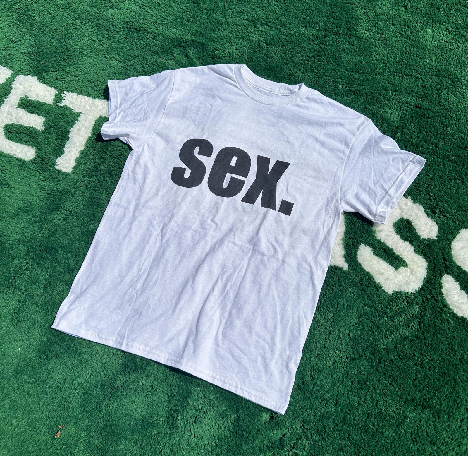 Pre-owned Streetwear Imneverdying Sex. Tee White M In Multicolor