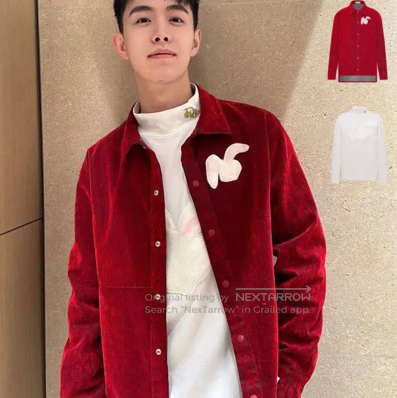 Dior Dior Red Men's Casual Jacket . Size US M / EU 48-50 / 2 - 9 Thumbnail