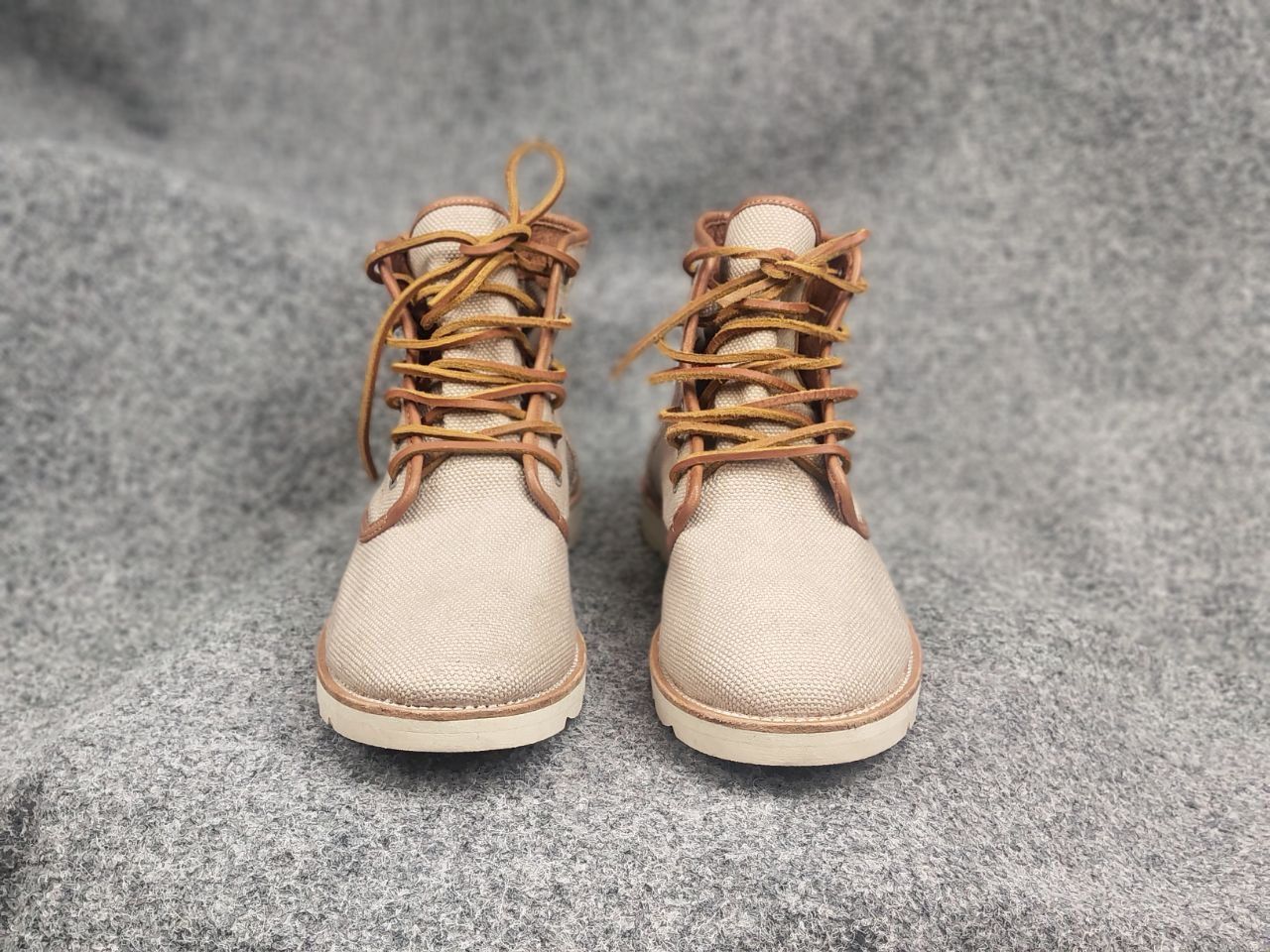 Peak Performance Peak Performance Canvas High-Top Flat Lace up Boots Shoes Size US 9 / EU 42 - 7 Thumbnail