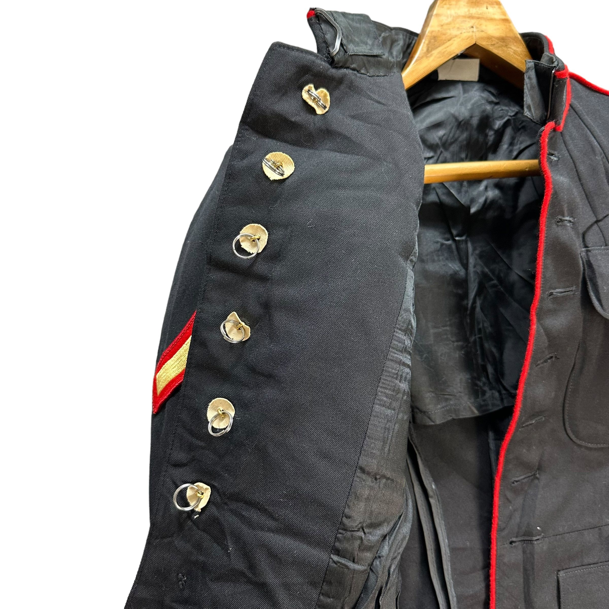 Vintage 80s DSCP Crown Clothing Company USA Gabardine Coat #A17-0411 Size US S / EU 44-46 / 1 - 10 Thumbnail