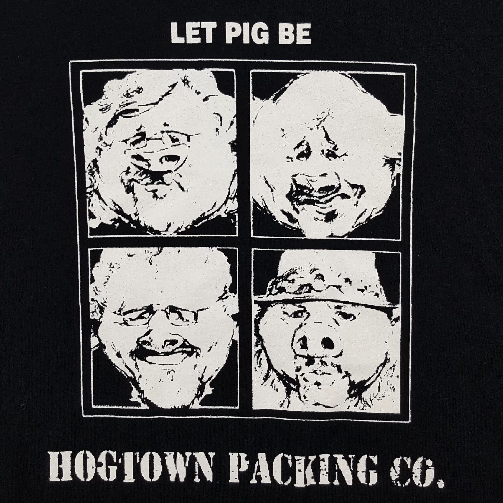 Gildan VINTAGE Gildan Hogtown Packing Co Pig Piggy Blues Metal T-Shirt Adult XL Black Music Grunge 90s Y2K Mens Size US XL / EU 56 / 4 - 3 Thumbnail