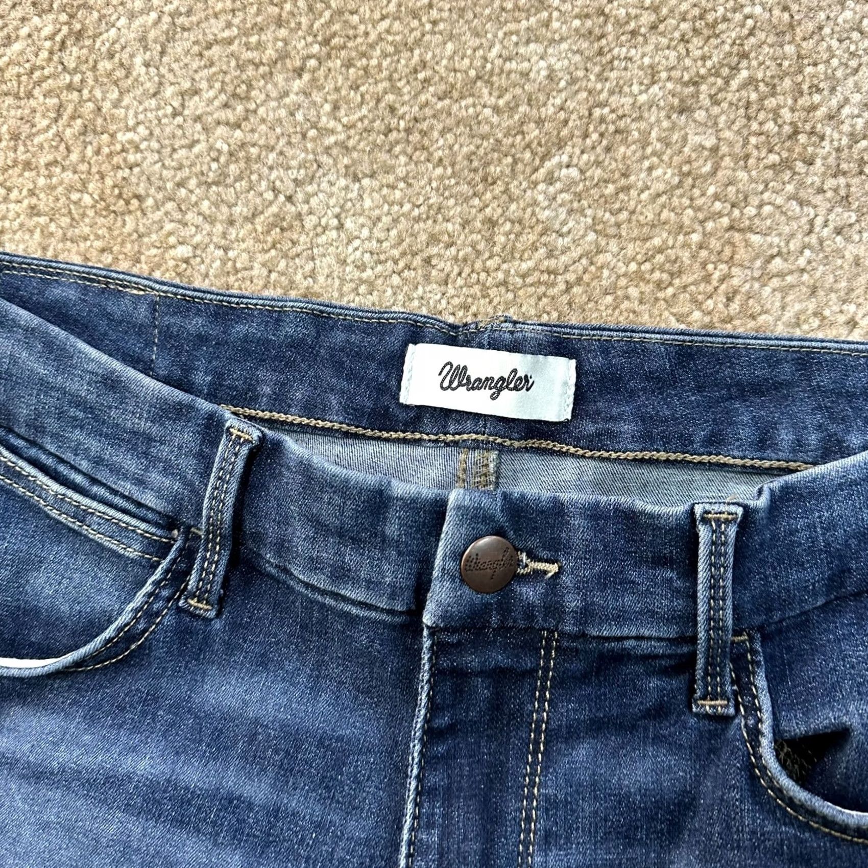 Wrangler Wrangler Bespoke Boot Cut Jeans Womens 33x30 Denim Stretch High Rise Blue 5-Pocket Mens? No. Size 24" / US 00 / IT 34 - 3 Thumbnail