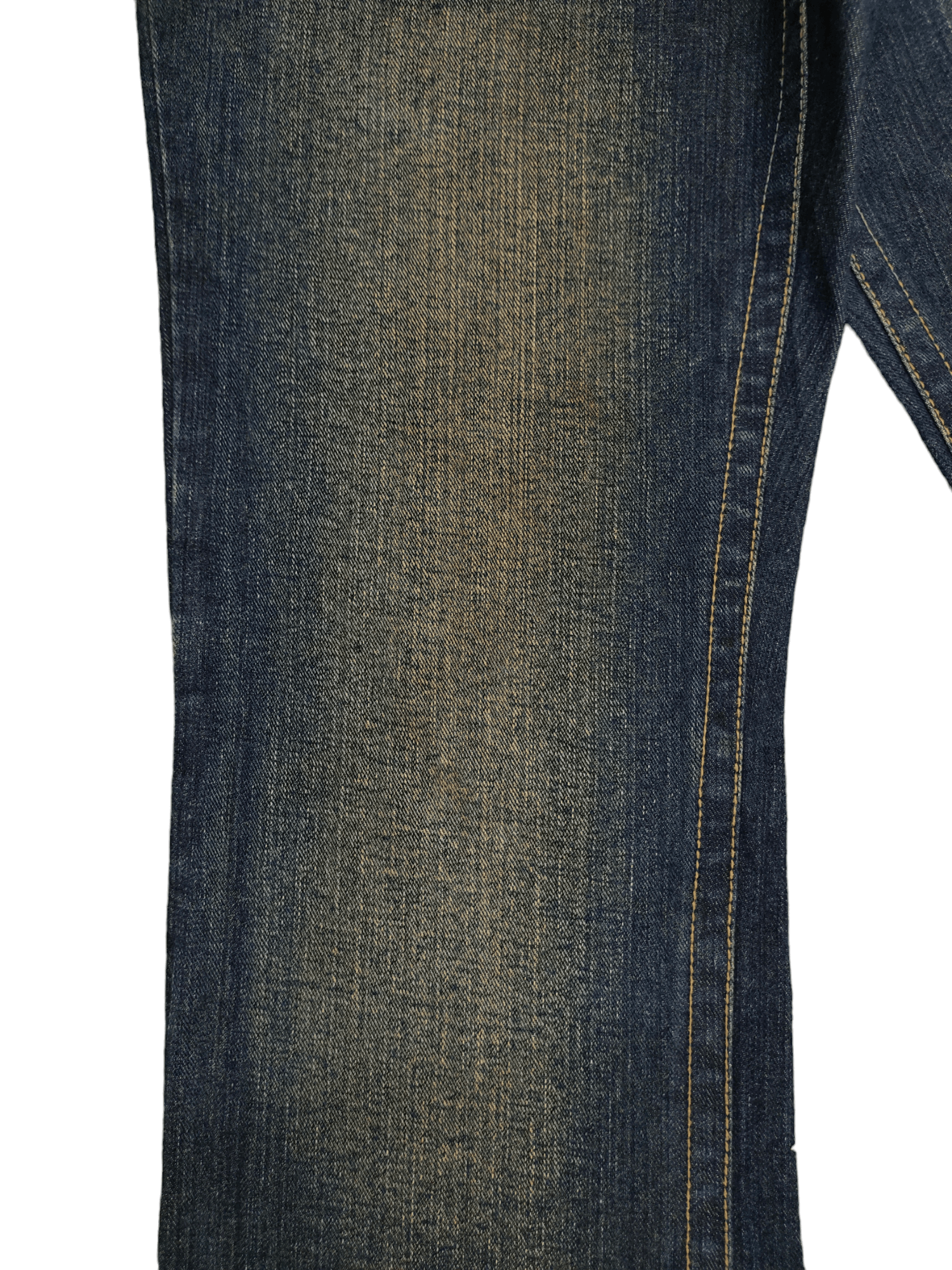 If Six Was Nine Flare Jeans Allout Clawmark Faded Denim Bootcut Y2k Size US 30 / EU 46 - 8 Thumbnail
