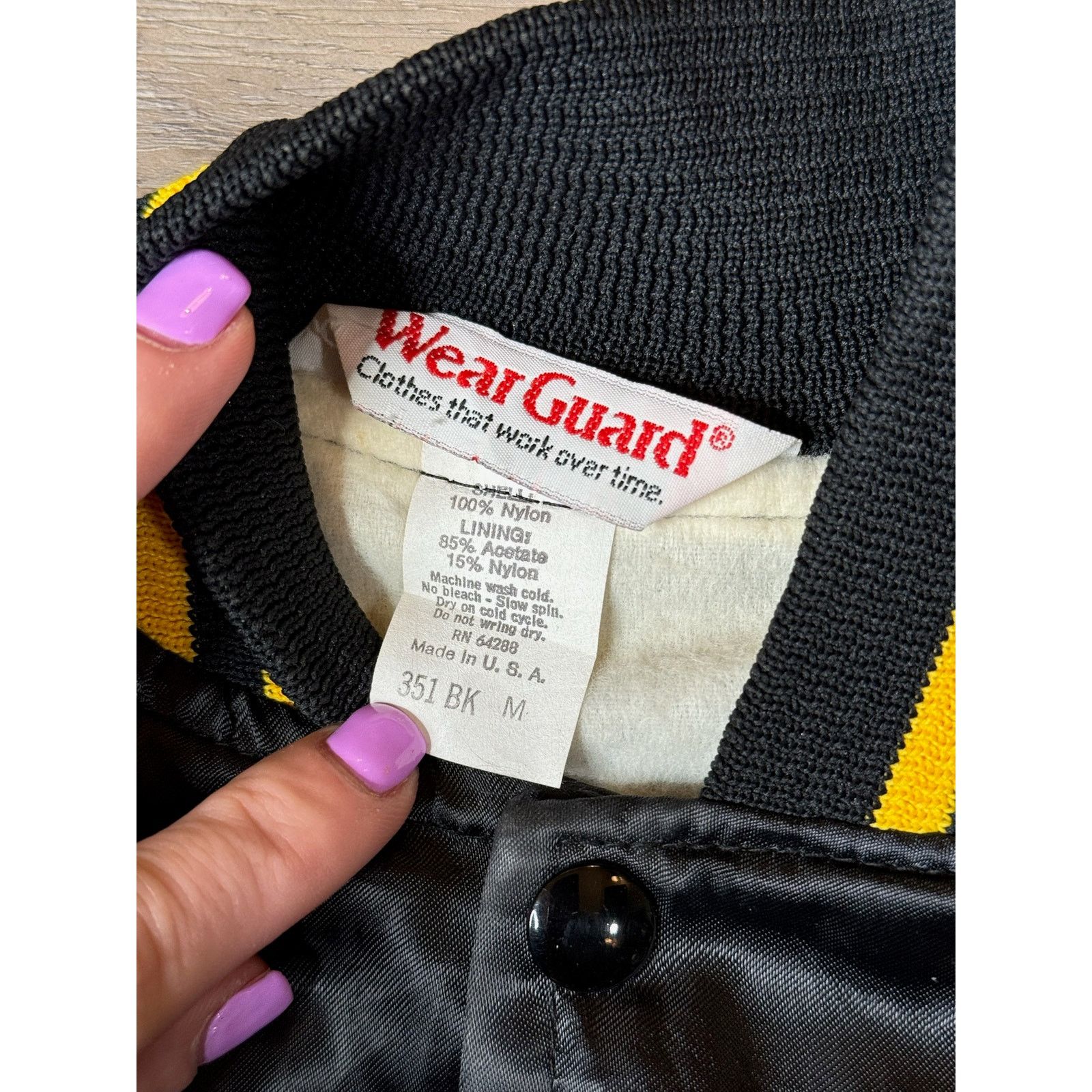 Vintage Vintage WearGuard "Speed Graphics" Nylon Jacket Varsity Size US M / EU 48-50 / 2 - 3 Thumbnail