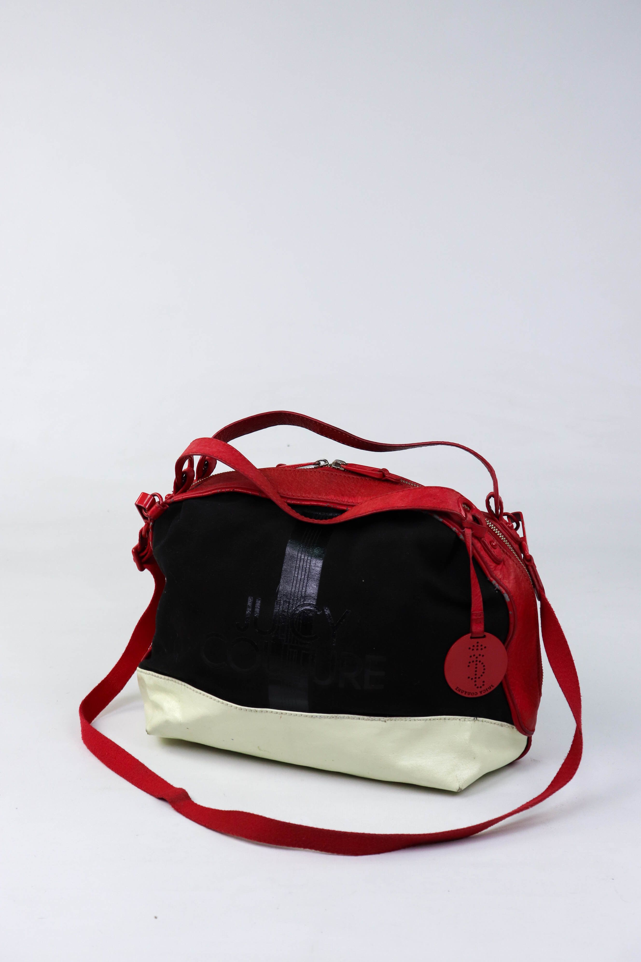 Juicy Couture Y2K 00s Vintage Juicy Couture Black/Red Crossbody Bag Size ONE SIZE - 1 Thumbnail