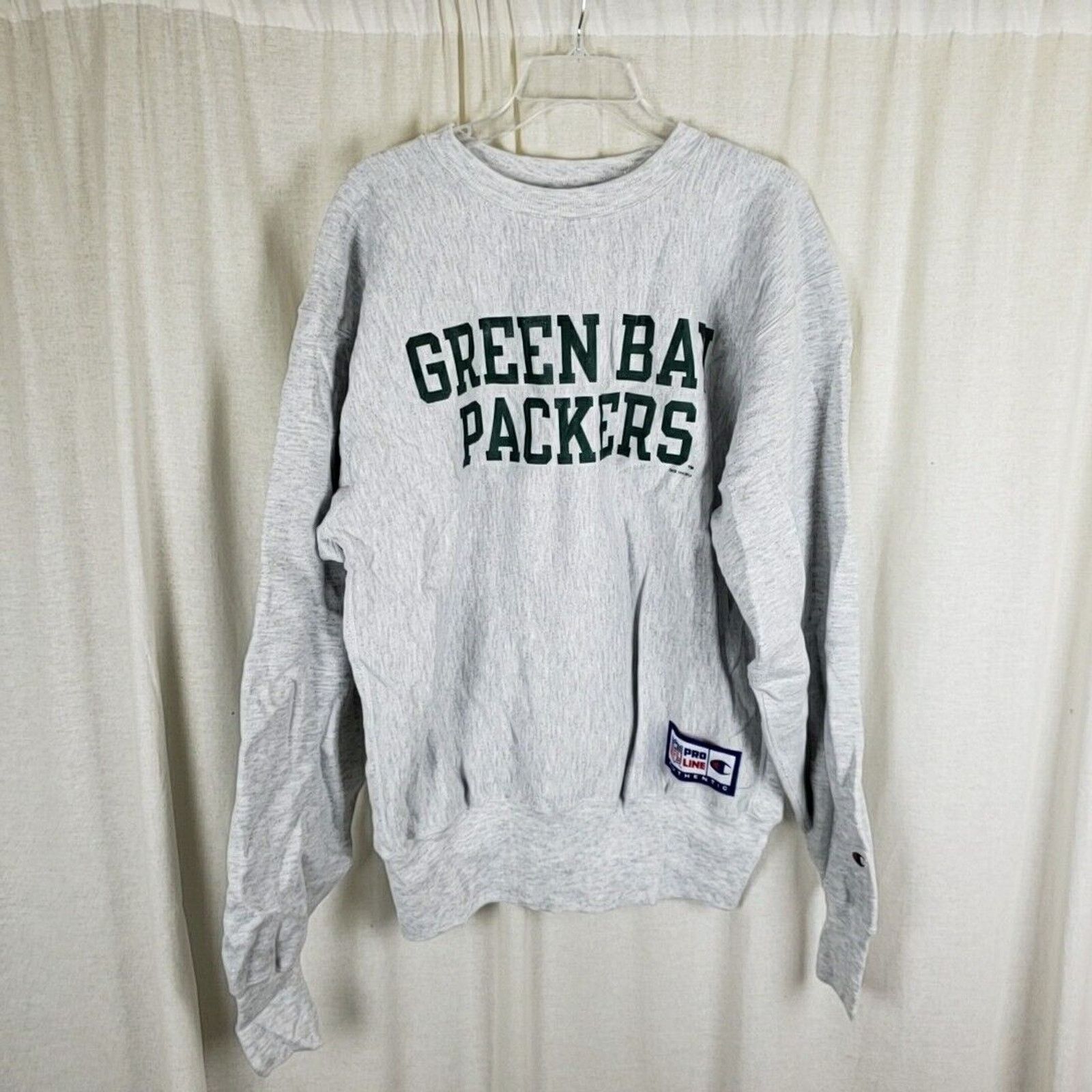 Champion Vtg Champion Pro Line Packers Reverse Weave Sweatshirt XL Size US XL / EU 56 / 4 - 1 Thumbnail