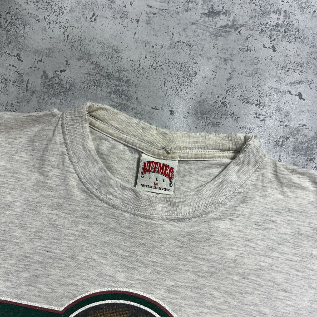 Nutmeg 90s Nutmeg Seattle Sonics Vintage NBA Oversized Tee T-Shirt Size US M / EU 48-50 / 2 - 7 Thumbnail