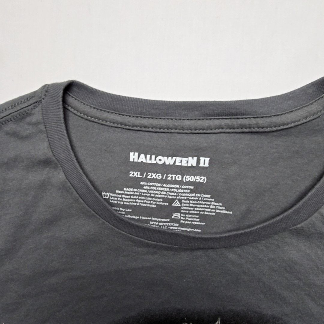 Other Halloween II Michael Myers Graphic Tee Horror Movie Gray 2XL Size US XXL / EU 58 / 5 - 3 Thumbnail