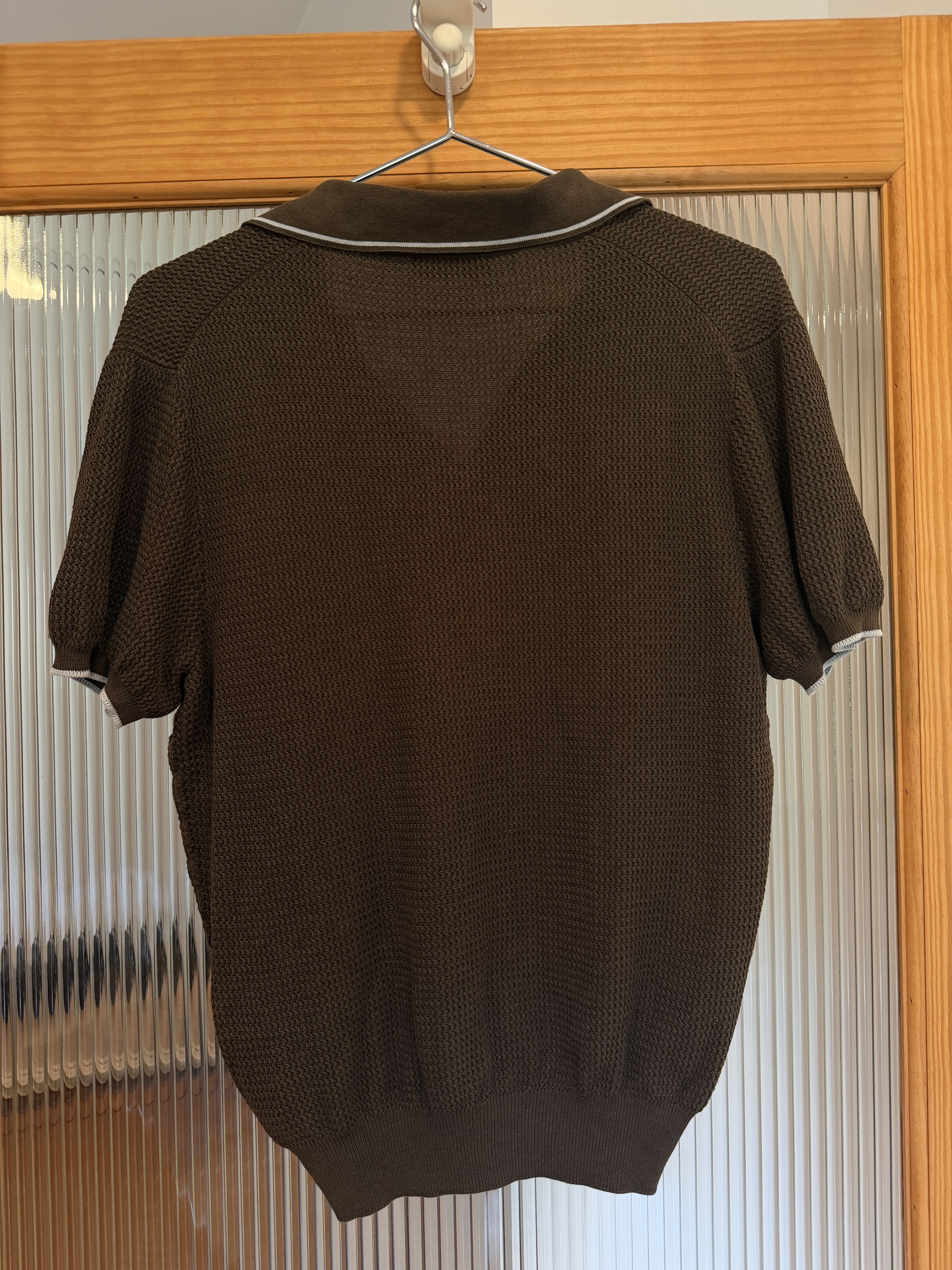 Prada Silk-Cotton Knit Polo Shirt Size US S / EU 44-46 / 1 - 4 Thumbnail