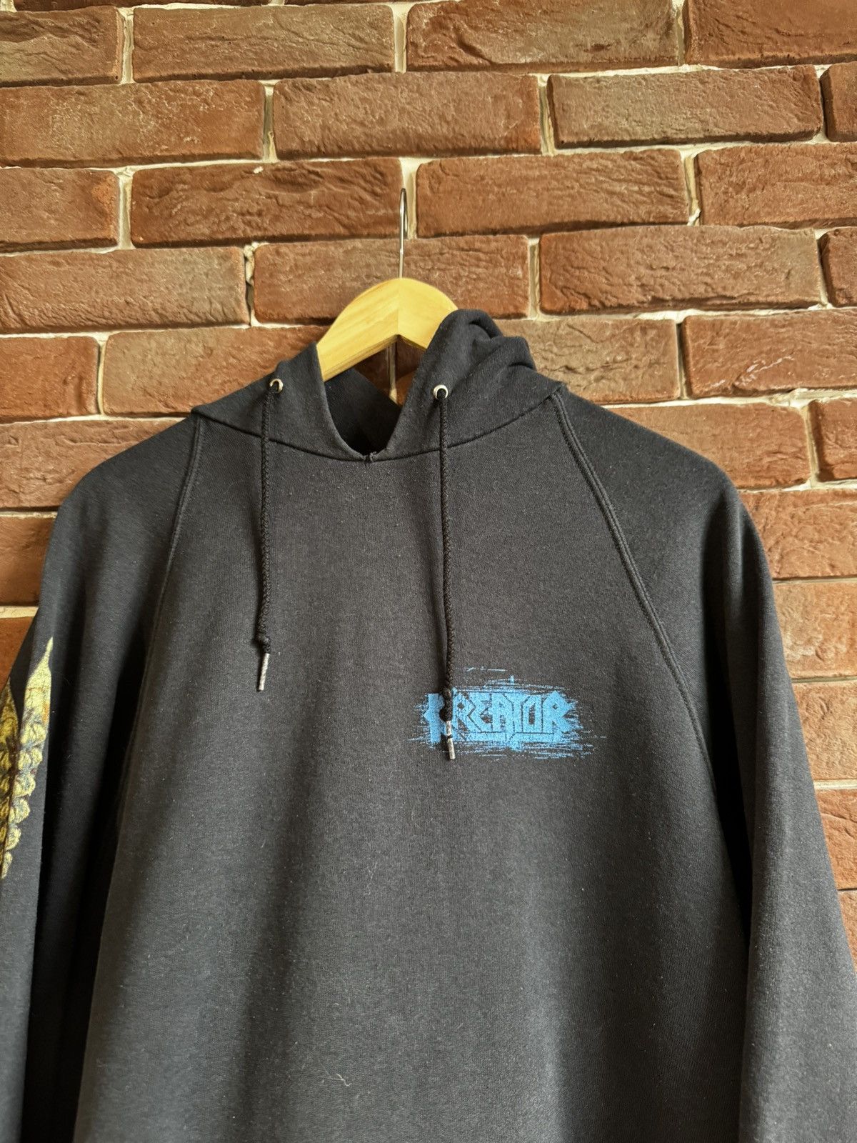 Band Tees Vintage 90s Kreator Thrash Metal Band Hoodie L black Size US L / EU 52-54 / 3 - 5 Thumbnail