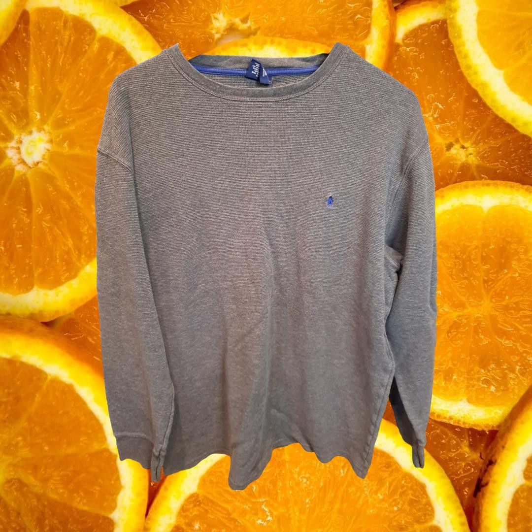 Polo Ralph Lauren Polo Ralph Lauren Sleepwear Gray Shirt with Blue Logo Size 2 Size ONE SIZE - 1 Thumbnail
