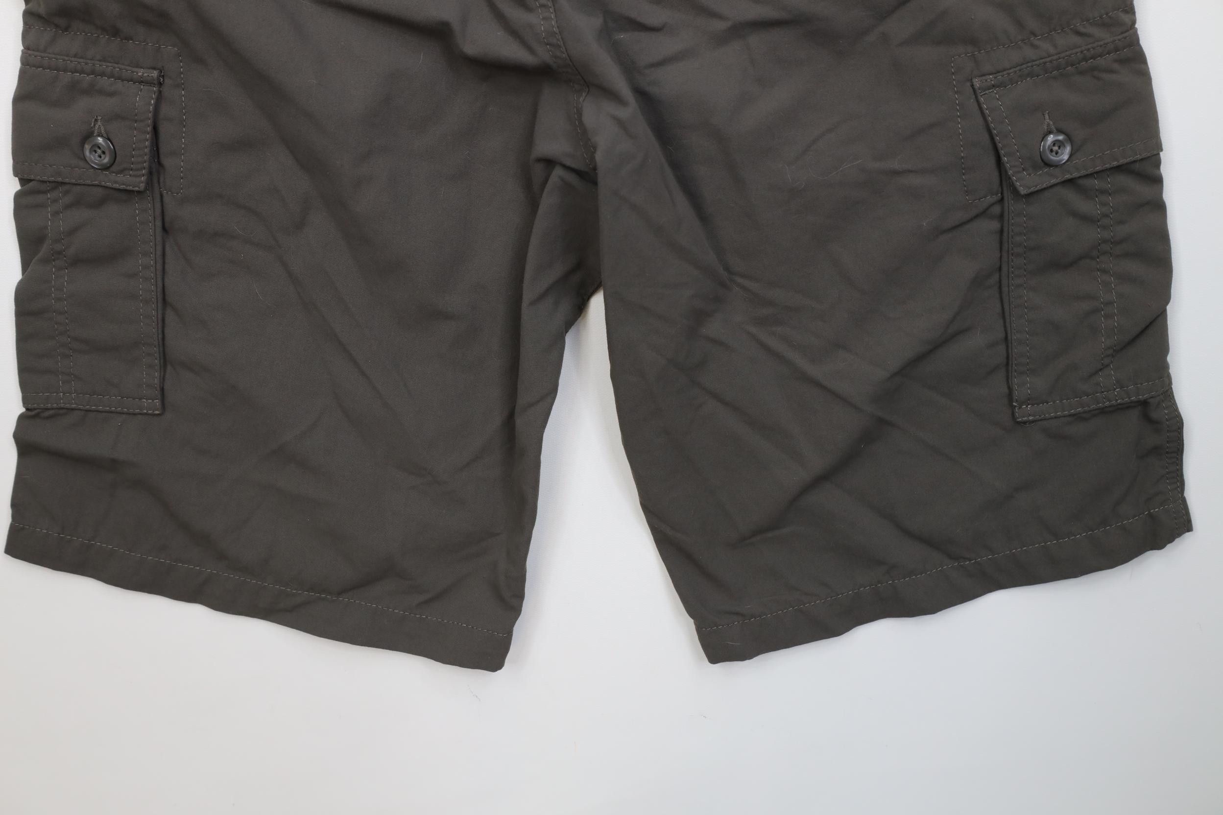 Vintage Clothing Arts Pick Pocket Proof Cargo Shorts Gray Nylon Size US 32 / EU 48 - 12 Thumbnail