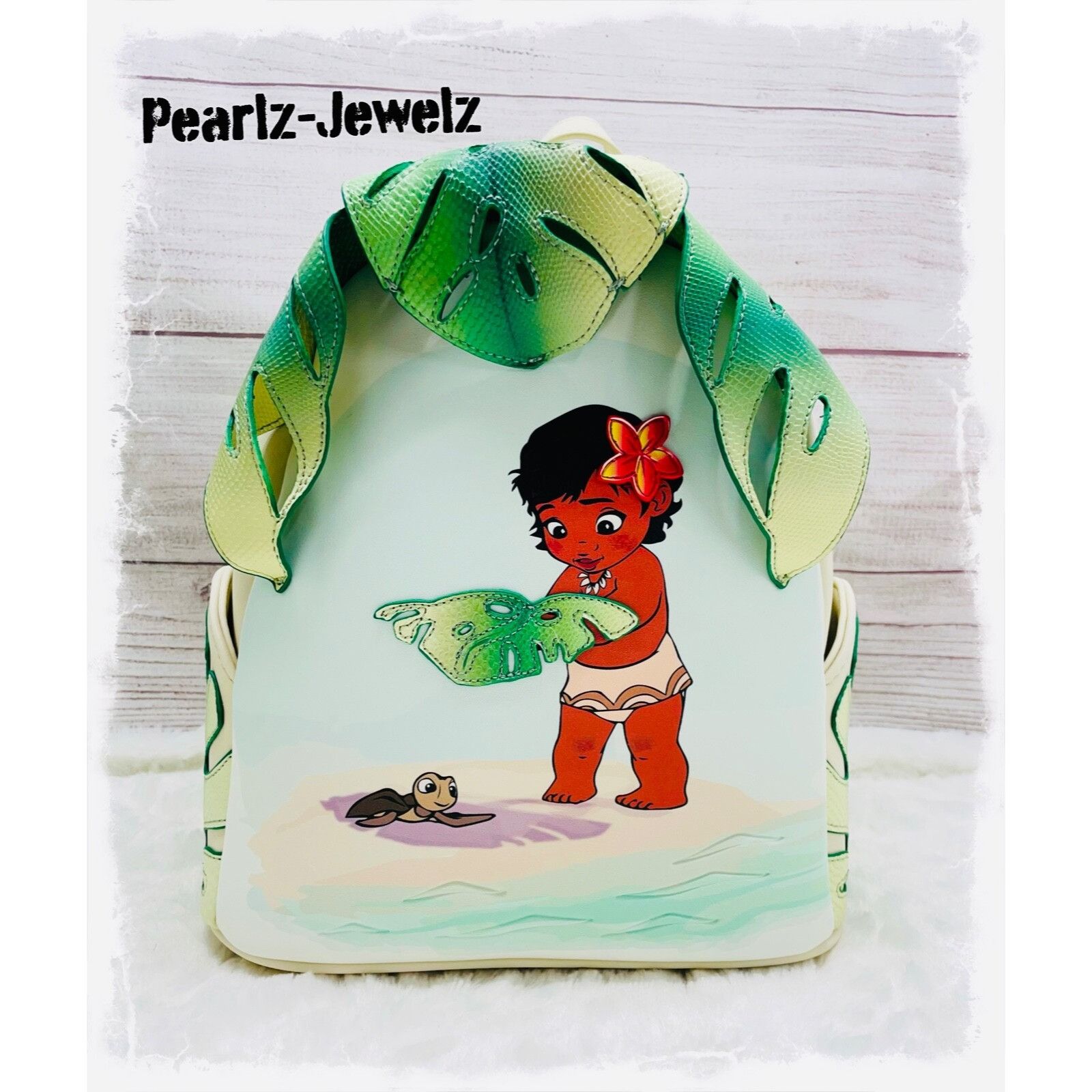 Disney Danielle Nicole Disney Moana Baby Moana Monstera Leaf Mini B Size ONE SIZE - 1 Thumbnail