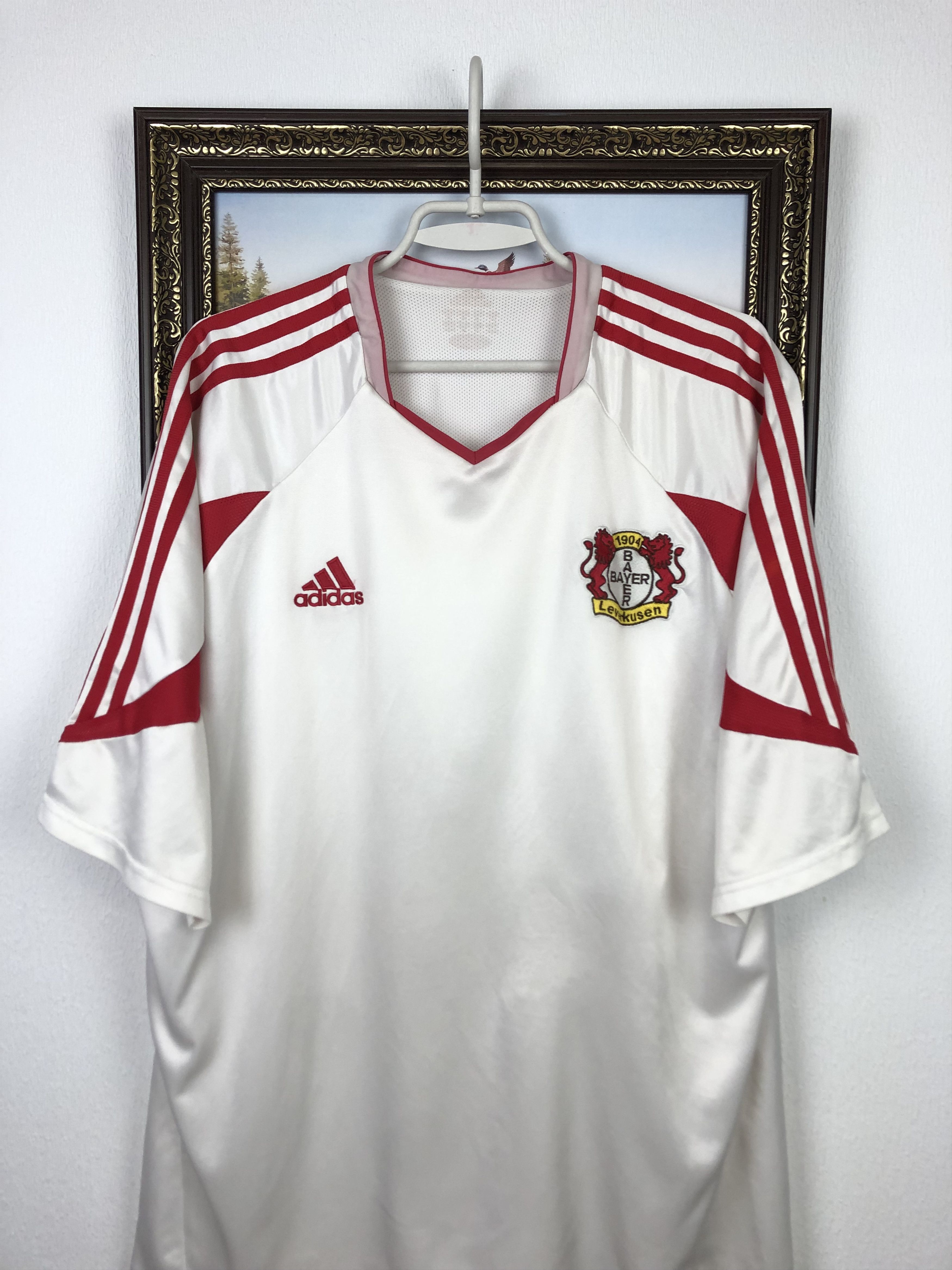 Adidas Bayer 04 Leverkusen football shirt 2003 Soccer Tee Hype Size US XL / EU 56 / 4 - 2 Thumbnail