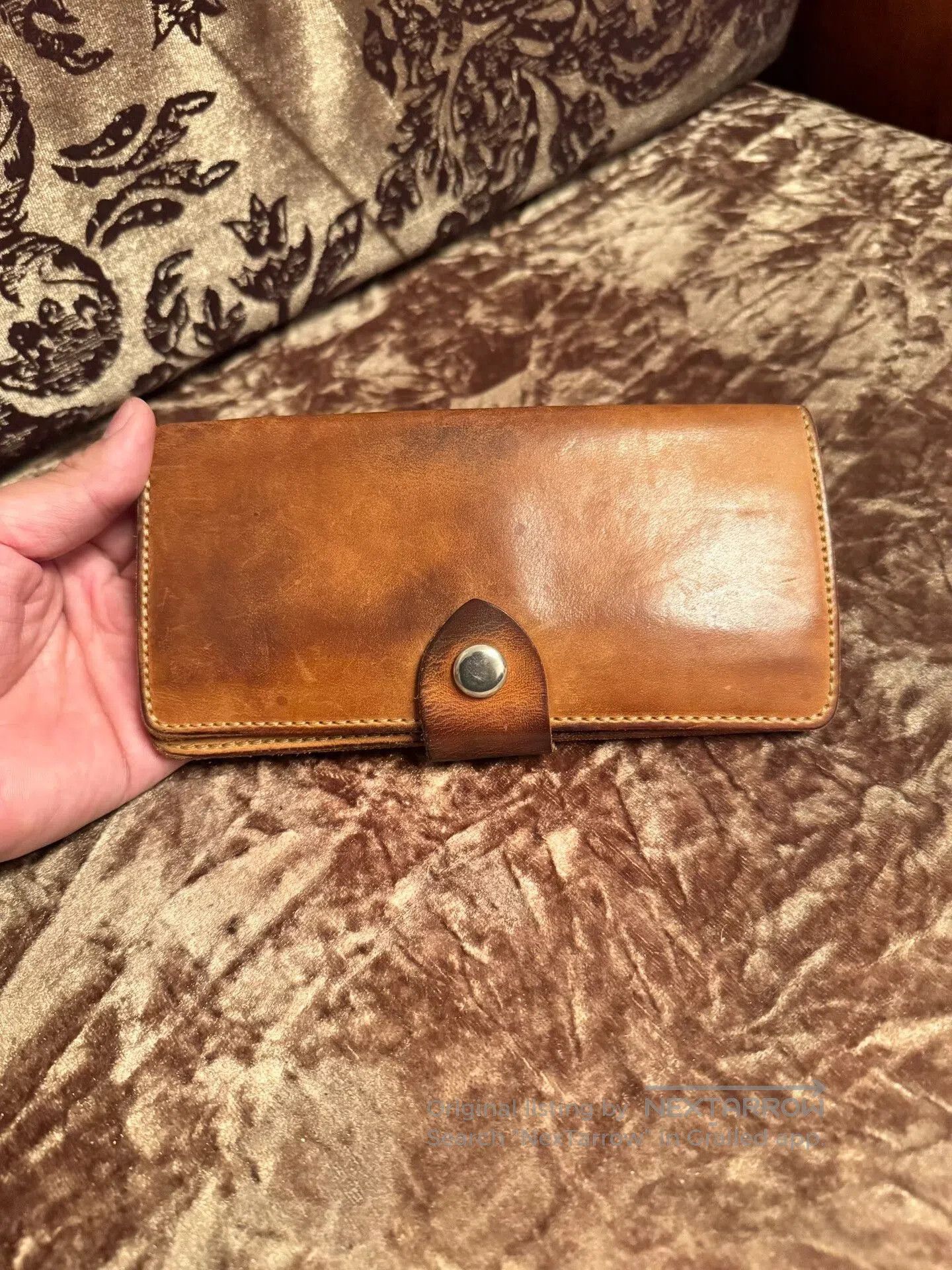 Freewheelers Freewheelers Long Wallet in Natural Leather. Size ONE SIZE - 1 Thumbnail