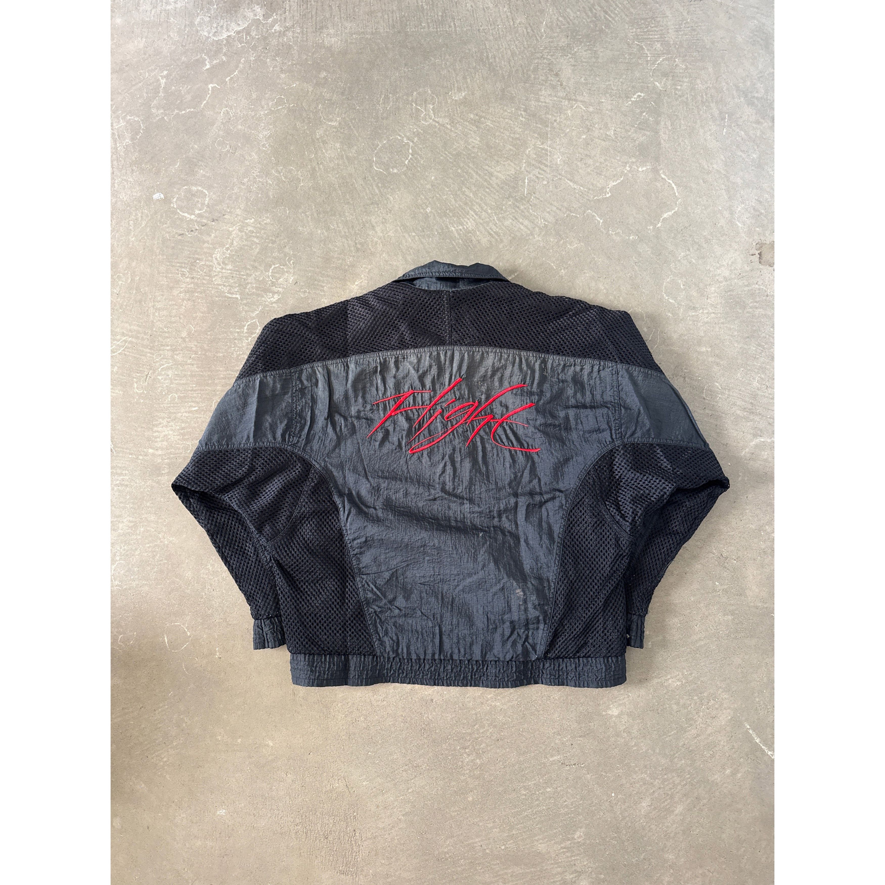 Nike Vintage 80s Nike Jordan Flight Track Jacket Size US XL / EU 56 / 4 - 5 Thumbnail