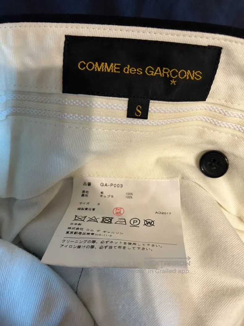 Comme des Garcons Comme Des Garcons size S Full wool trousers Size 25" / US 0 / IT 36 - 3 Thumbnail