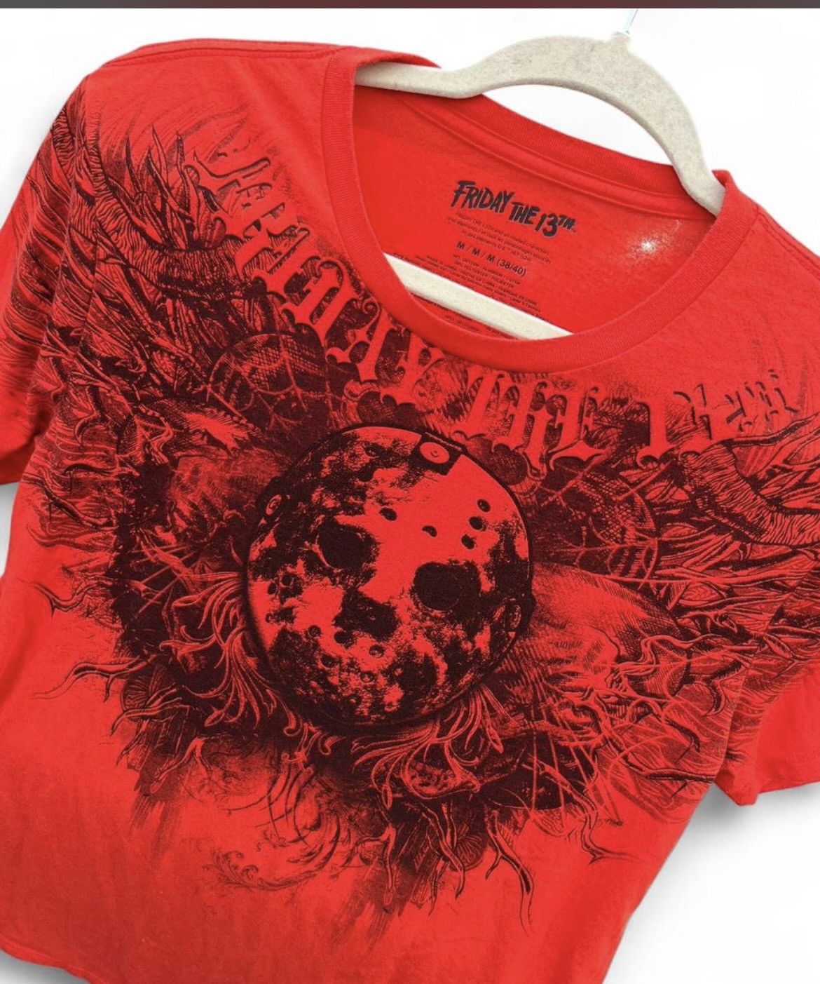 Affliction Friday the 13th Jason Graphic Tee Red Medium Size US M / EU 48-50 / 2 - 3 Thumbnail