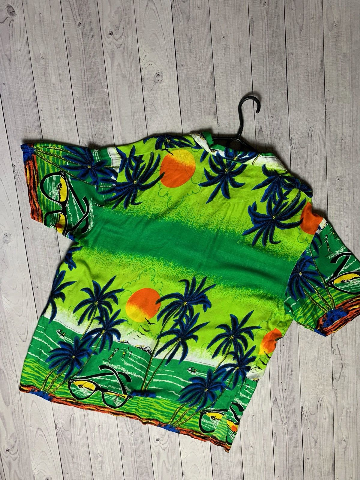 Vintage Hawaiian Shirt Palm Green Size L Size US L / EU 52-54 / 3 - 4 Thumbnail
