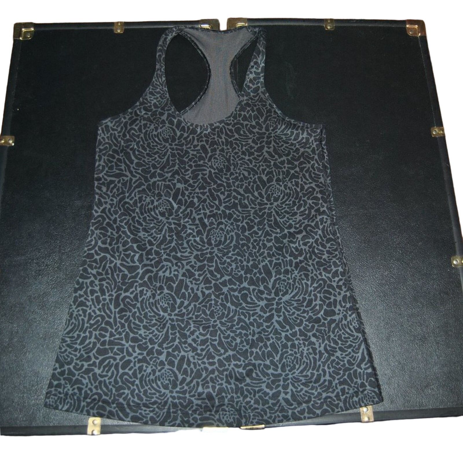 Lululemon Lululemon Tank Top Black Gray Design Size: 8 (No tag) Size M / US 6-8 / IT 42-44 - 1 Thumbnail