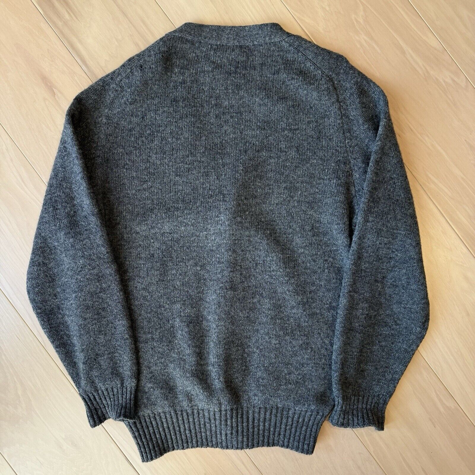 Pendleton × Vintage Vintage Pendleton Cardigan Large Gray 80s Wool Sweater Size US L / EU 52-54 / 3 - 7 Thumbnail
