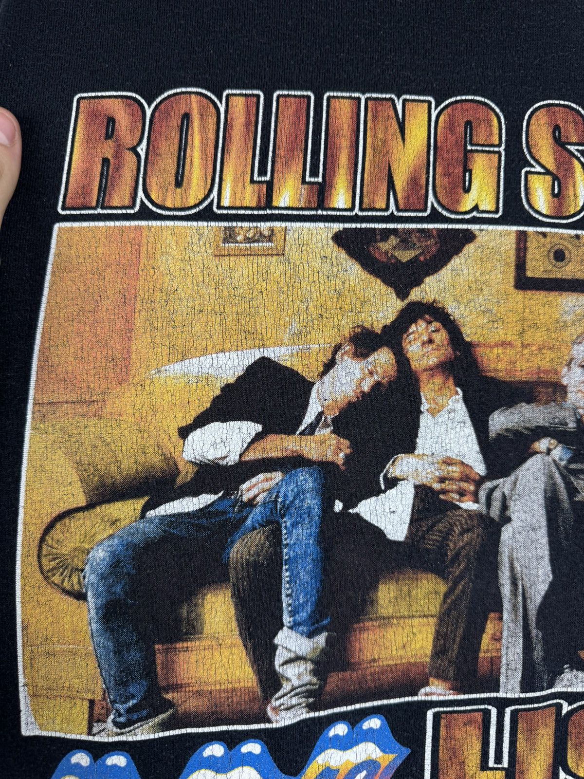 Band Tees Vintage The Rolling Stones Licks World Tour 2003 T-shirt Size US L / EU 52-54 / 3 - 20 Thumbnail