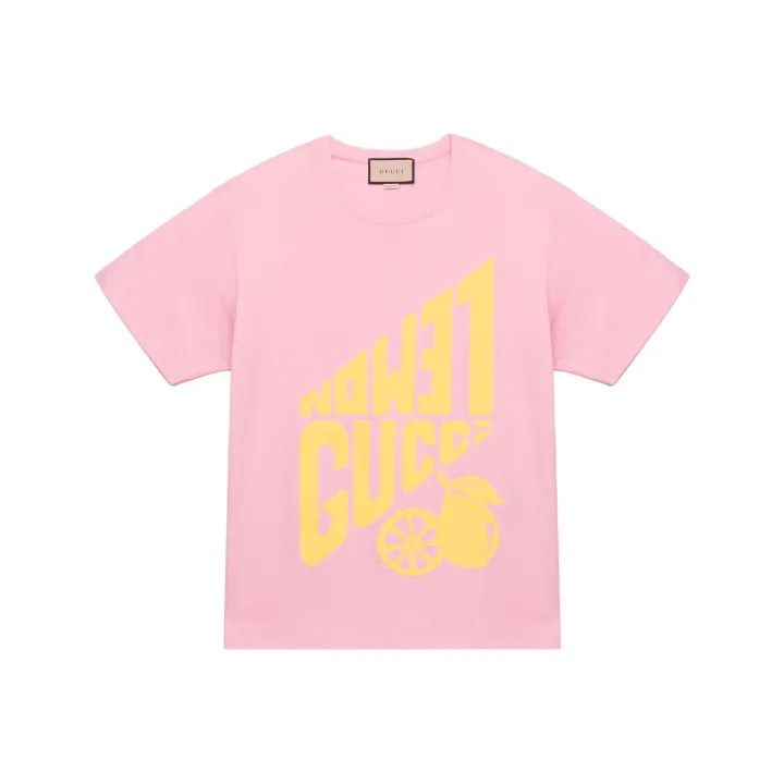 Gucci Gucci SS22 Lemon Print Logo Cotton Tee Size S / US 4 / IT 40 - 1 Thumbnail
