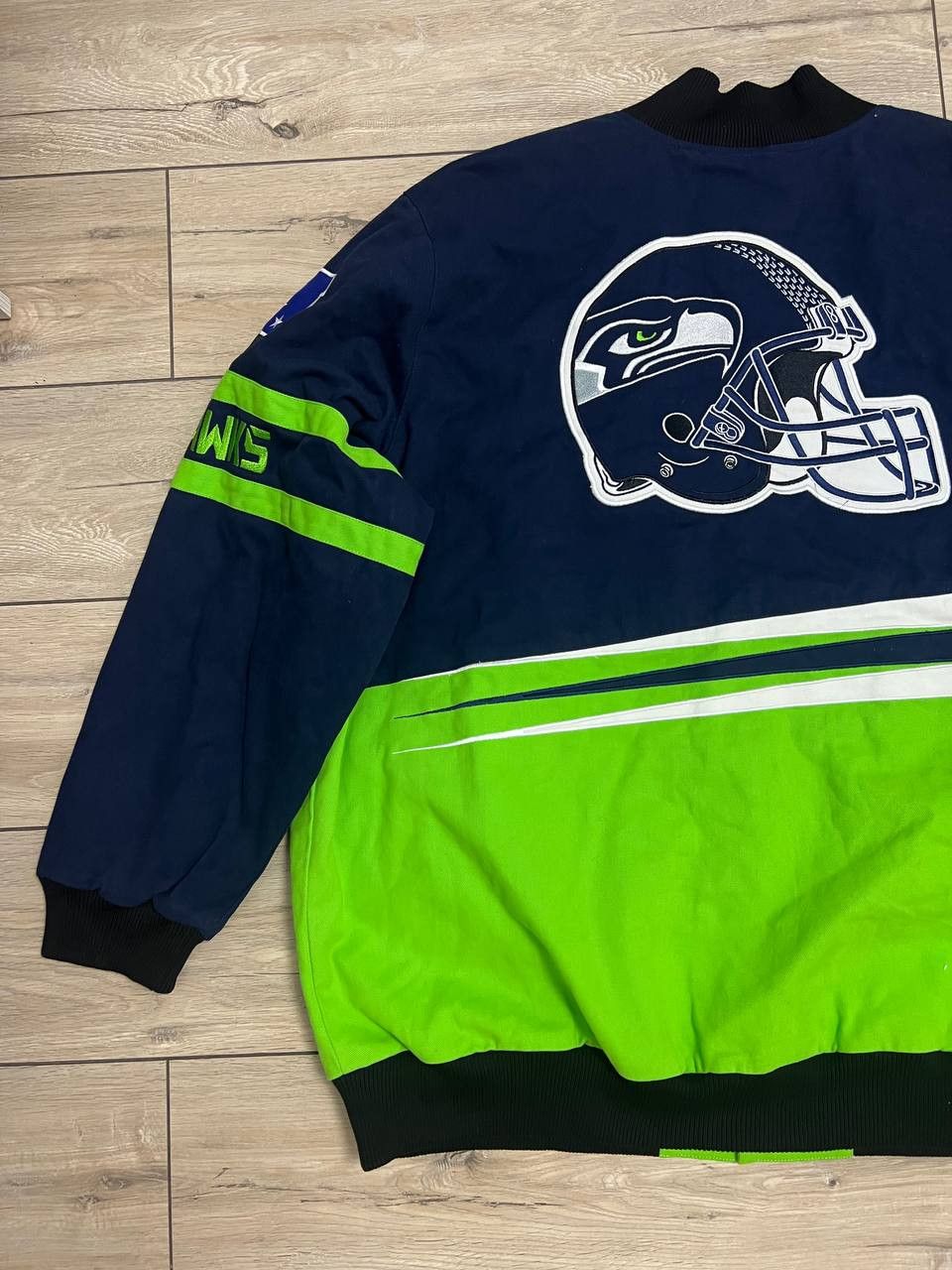 NFL NFL Seattle Seahawks Big Logo Bomber Jacket Insulated 4XL Size US XXL / EU 58 / 5 - 12 Thumbnail