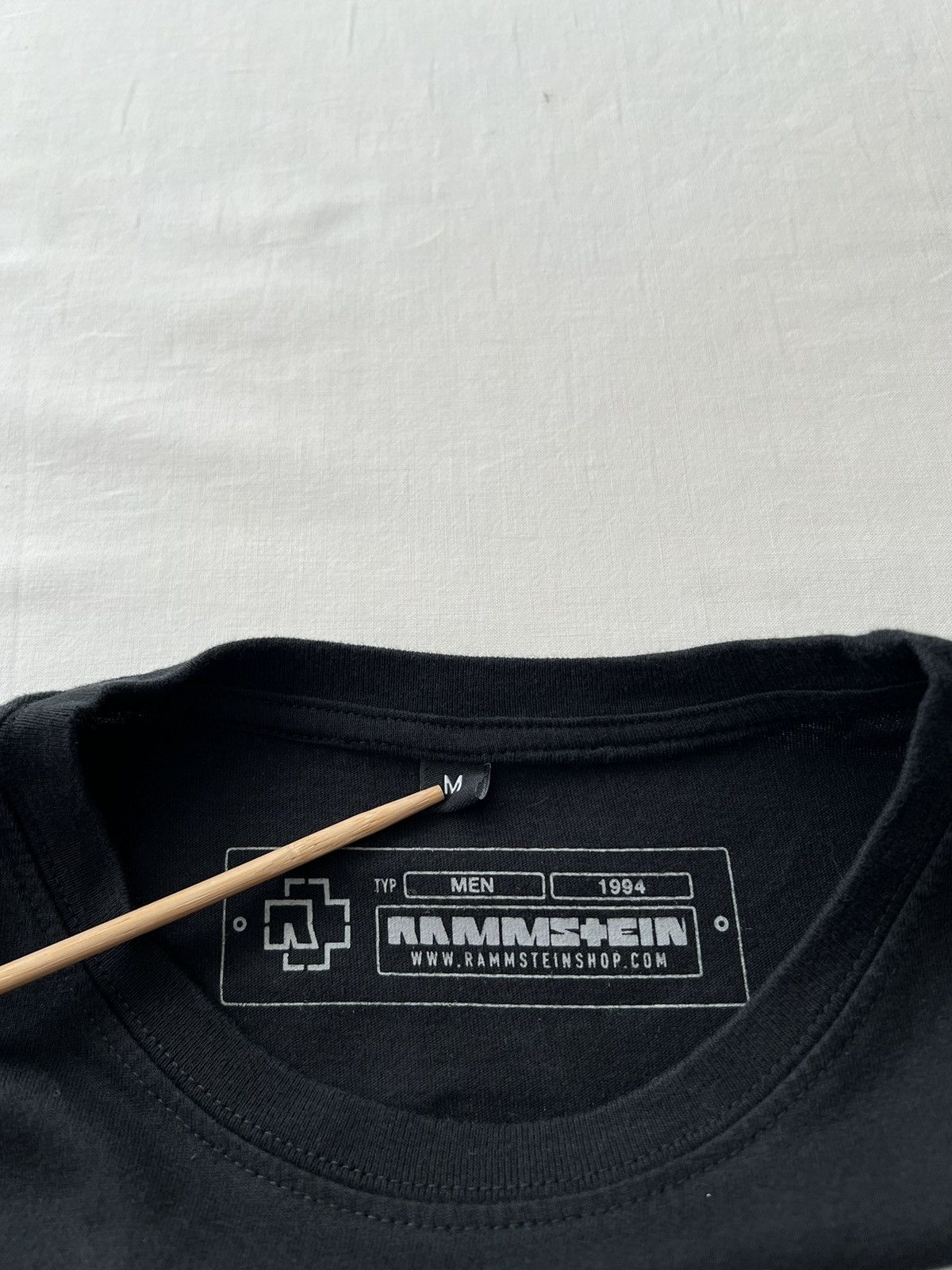 Band Tees Vintage 2019 Rammstein Tour Metal Band Black T-shirt Size US M / EU 48-50 / 2 - 9 Thumbnail