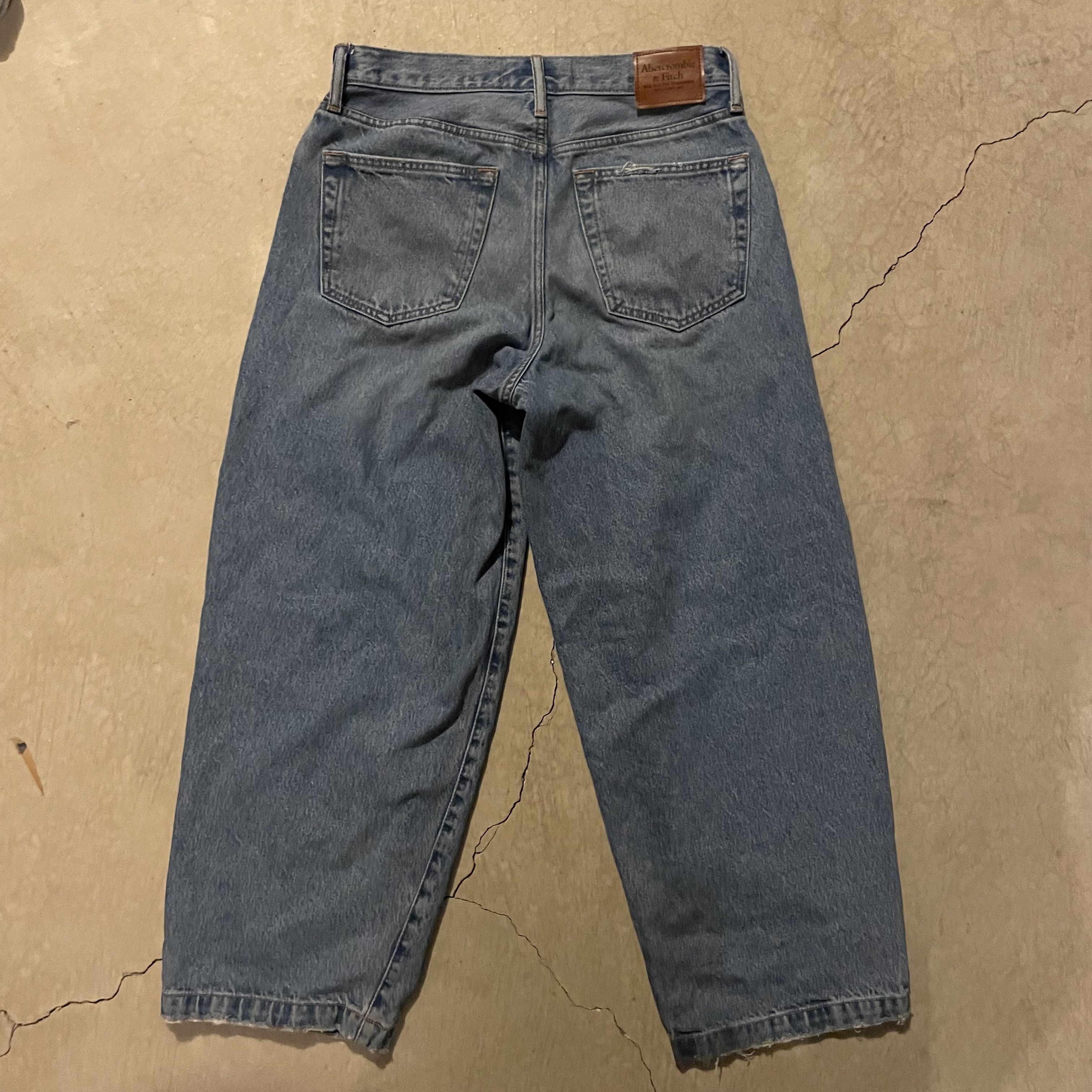 Abercrombie & Fitch × Vintage Abercrombie & Fitch Ultra Baggy Barrel Jeans Size US 30 / EU 46 - 2 Thumbnail