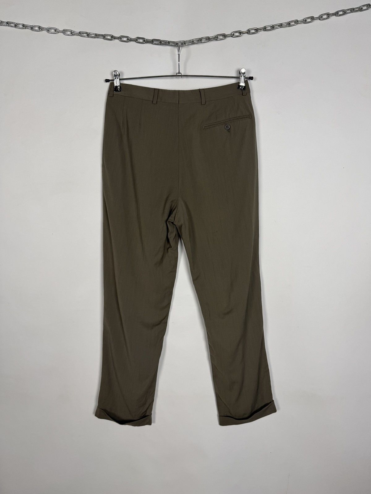 Yves Saint Laurent Yves Saint Laurent Wool Pants Chino Trousers YSL Vintage S48 Size US 32 / EU 48 - 12 Thumbnail
