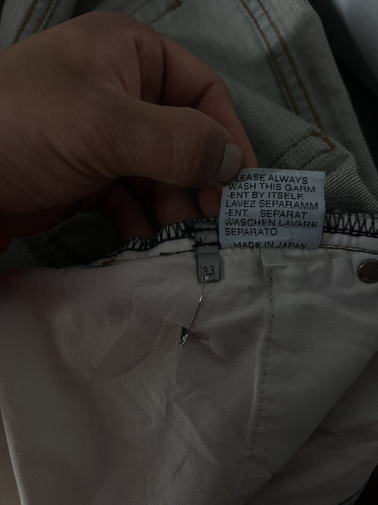 Hedi Slimane Dior x hedi silmane bleu claire Size US 33 - 9 Thumbnail