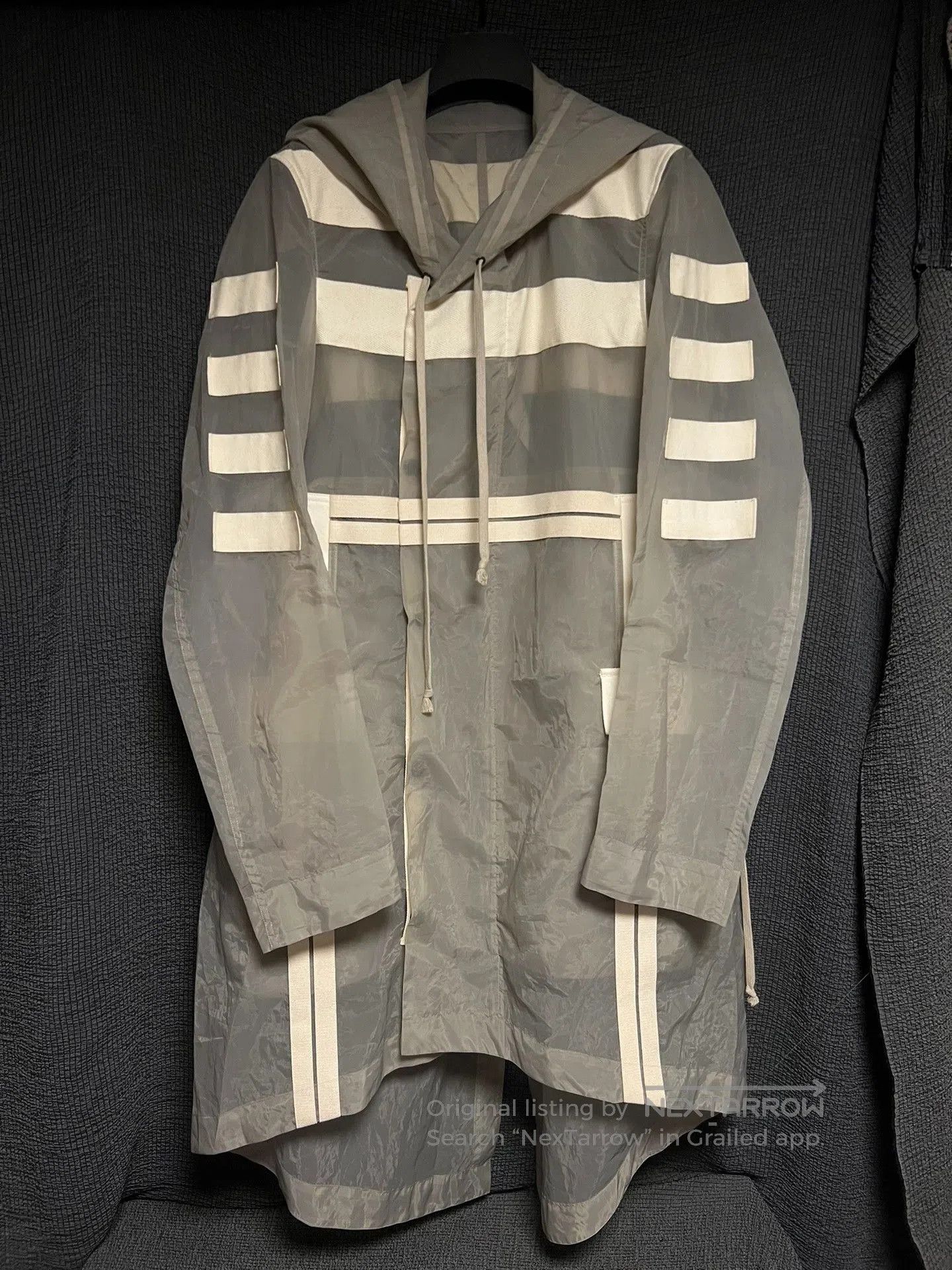 Rick Owens rick owens sheer tail coat with straps. Size US L / EU 52-54 / 3 - 1 Thumbnail