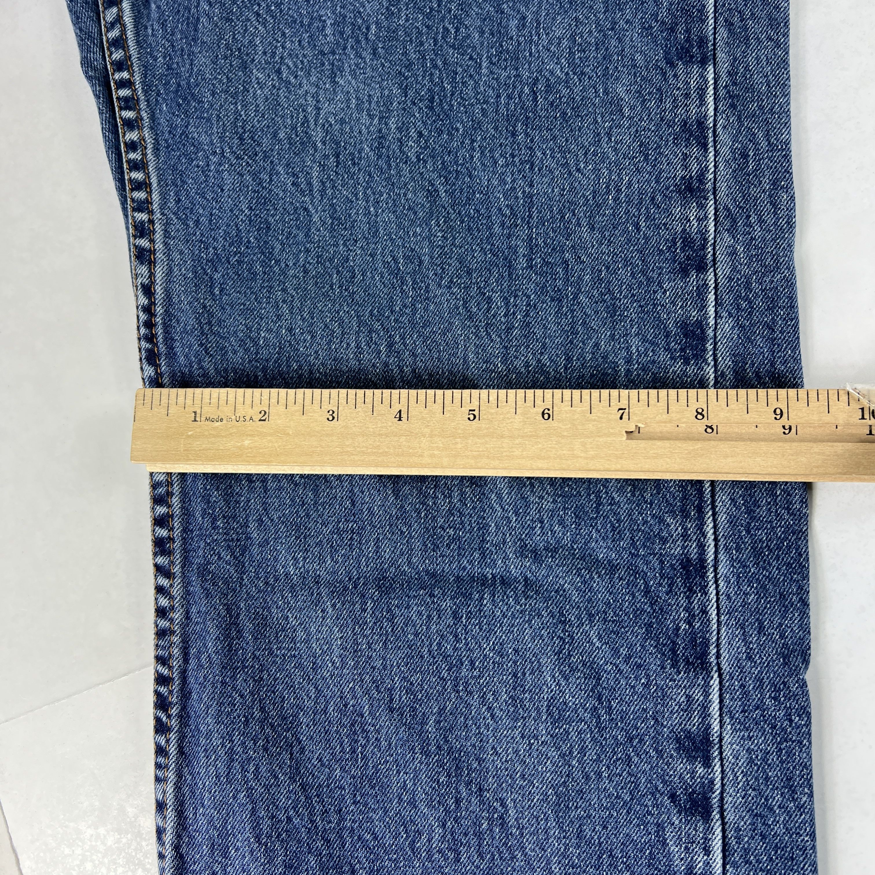 Levi's Levi's Jeans 505 Straight Leg Blue Faded Cotton Denim Size US 34 / EU 50 - 20 Thumbnail