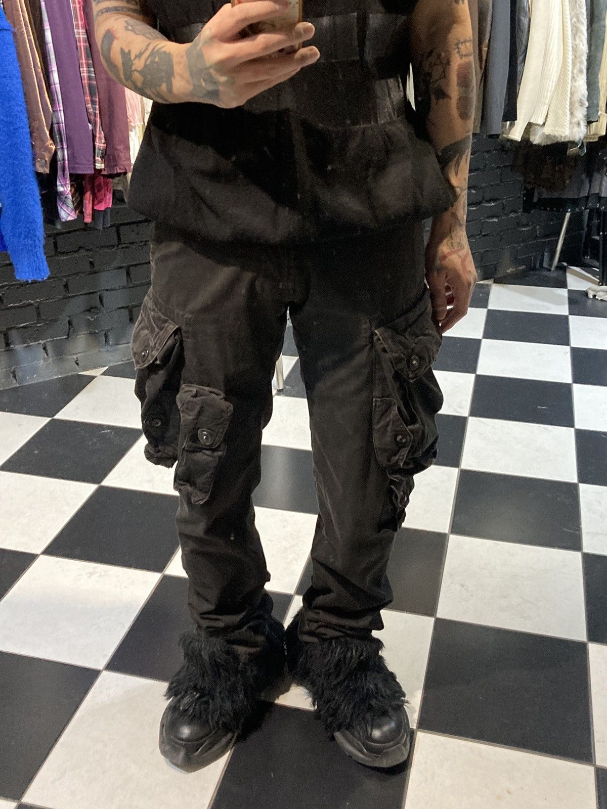 Julius 09ss Julius Gas Mask Cargo Pants Archive | Grailed